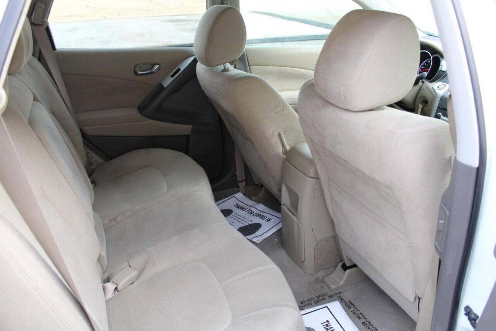 2012 White Nissan Murano SV (JN8AZ1MU3CW) with an 3.5L V6 DOHC 24V engine, Continuously Variable Transmission transmission, located at 4301 NW 39th , Oklahoma City, OK, 73112, (405) 949-5600, 35.512135, -97.598671 - NO DRIVERS LICENCE NO-FULL COVERAGE INSURANCE-NO CREDIT CHECK. COME ON OVER TO SUPERSPORTS AND TAKE A LOOK AND TEST DRIVE PLEASE GIVE US A CALL AT (405) 949-5600. NO LICENSIA DE MANEJAR- NO SEGURO DE COBERTURA TOTAL- NO VERIFICACCION DE CREDITO. POR FAVOR VENGAN A SUPERSPORTS, E - Photo#11