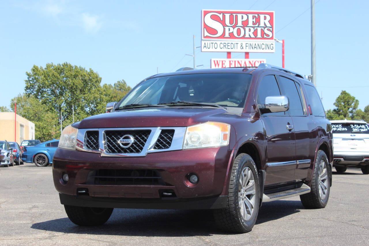 2015 Burgundy Nissan Armada SL 2WD (5N1BA0ND0FN) with an 5.6L V8 5.6L V8 engine, Automatic 5-Speed transmission, located at 4301 NW 39th , Oklahoma City, OK, 73112, (405) 949-5600, 35.512135, -97.598671 - Hablamos espanol. SPEND SMART --- BUY FROM SUPER SPORTS. ALL PRICES, DOWN PAYMENTS, PAYMENTS, AND FINANCE TERMS ARE NEGOTIABLE AT THE TIME OF APPROVAL. WE WILL WORK WITH YOU TO FIT YOUR BUDGET. WE WILL EVEN LOWER AND ADJUST THE NUMBERS TO HELP MAKE THE VEHICLE MORE AFFORDABLE FOR YOU.- Photo#6