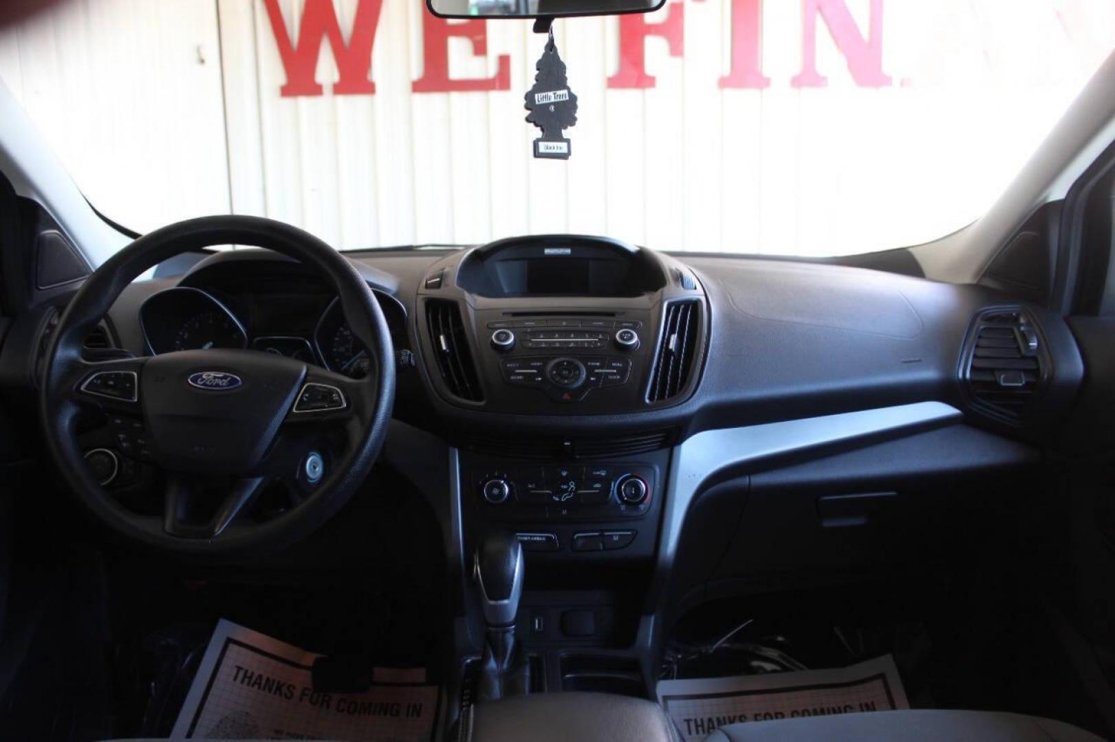 2017 Black Ford Escape S FWD (1FMCU0F73HU) with an 2.5L L4 DOHC 16V engine, 6A transmission, located at 4301 NW 39th , Oklahoma City, OK, 73112, (405) 949-5600, 35.512135, -97.598671 - NO DRIVERS LICENCE NO-FULL COVERAGE INSURANCE-NO CREDIT CHECK. COME ON OVER TO SUPERSPORTS AND TAKE A LOOK AND TEST DRIVE. PLEASE GIVE US A CALL AT (405) 949-5600. NO LICENSIA DE MANEJAR- NO SEGURO DE COBERTURA TOTAL- NO VERIFICACCION DE CREDITO. POR FAVOR VENGAN A SUPERSPORTS, - Photo#17