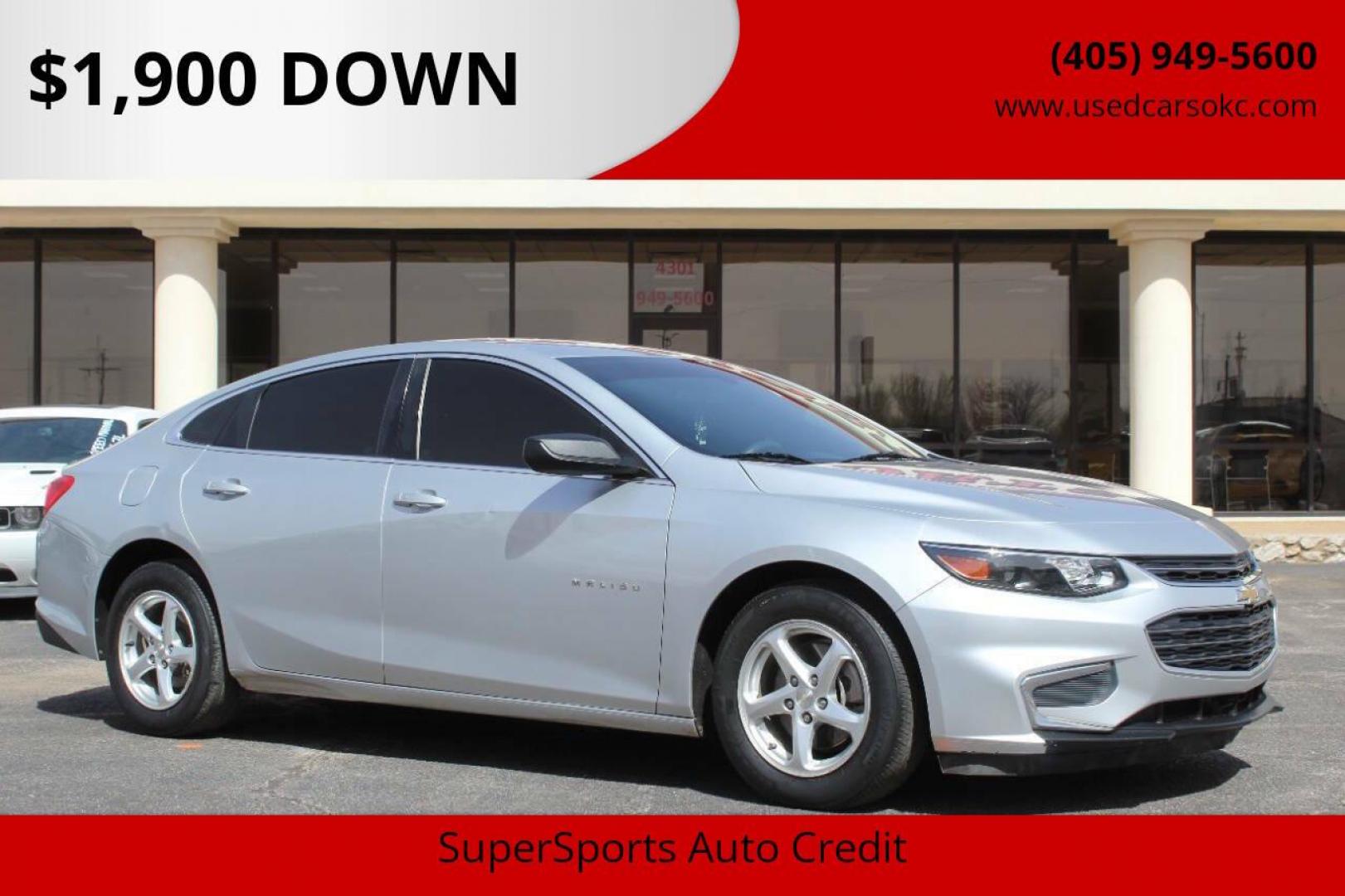 2018 Silver Chevrolet Malibu LS (1G1ZB5STXJF) with an 1.5L L4 DOHC 16V engine, 6A transmission, located at 4301 NW 39th , Oklahoma City, OK, 73112, (405) 949-5600, 35.512135, -97.598671 - NO DRIVERS LICENCE NO-FULL COVERAGE INSURANCE-NO CREDIT CHECK. COME ON OVER TO SUPERSPORTS AND TAKE A LOOK AND TEST DRIVE. PLEASE GIVE US A CALL AT (405) 949-5600. NO LICENSIA DE MANEJAR- NO SEGURO DE COBERTURA TOTAL- NO VERIFICACCION DE CREDITO. POR FAVOR VENGAN A SUPERSPORTS, ECHE UN - Photo#0