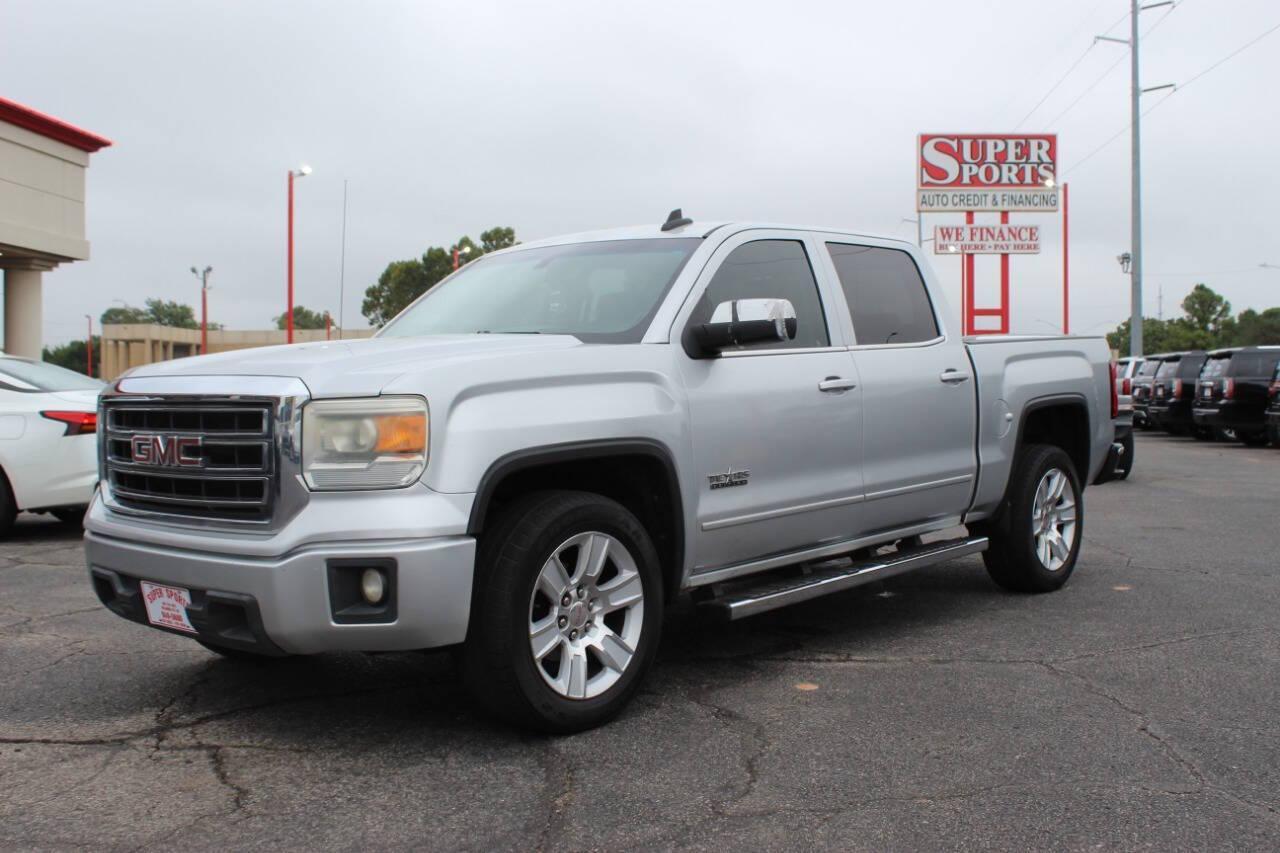 2015 Silver GMC Sierra 1500 SLE Crew Cab Long Box 2WD (3GTP1UEC7FG) with an 5.3L V8 OHV 16V engine, 6-Speed Automatic transmission, located at 4301 NW 39th , Oklahoma City, OK, 73112, (405) 949-5600, 35.512135, -97.598671 - Photo#5