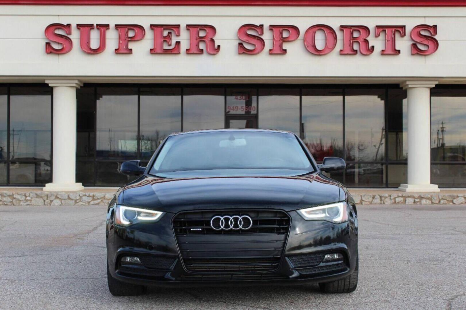 2014 Black Audi A5 Coupe 2.0T quattro Tiptronic (WAULFAFR0EA) with an 2.0L I4 Turbocharger 2.0L I4 engine, Automatic 8-Speed transmission, located at 4301 NW 39th , Oklahoma City, OK, 73112, (405) 949-5600, 35.512135, -97.598671 - NO DRIVERS LICENCE NO-FULL COVERAGE INSURANCE-NO CREDIT CHECK. COME ON OVER TO SUPERSPORTS AND TAKE A LOOK AND TEST DRIVE PLEASE GIVE US A CALL AT (405) 949-5600. NO LICENSIA DE MANEJAR- NO SEGURO DE COBERTURA TOTAL- NO VERIFICACCION DE CREDITO. POR FAVOR VENGAN A SUPERSPORTS, ECHE UN VIS - Photo#0