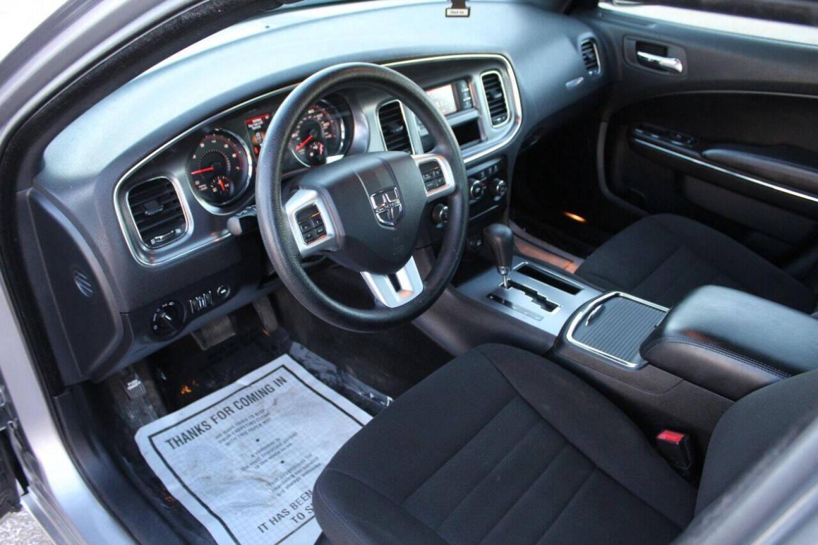 2014 Silver Dodge Charger SE (2C3CDXBG8EH) with an 3.6L V6 DOHC 24V engine, 5-Speed Automatic transmission, located at 4301 NW 39th , Oklahoma City, OK, 73112, (405) 949-5600, 35.512135, -97.598671 - Photo#15