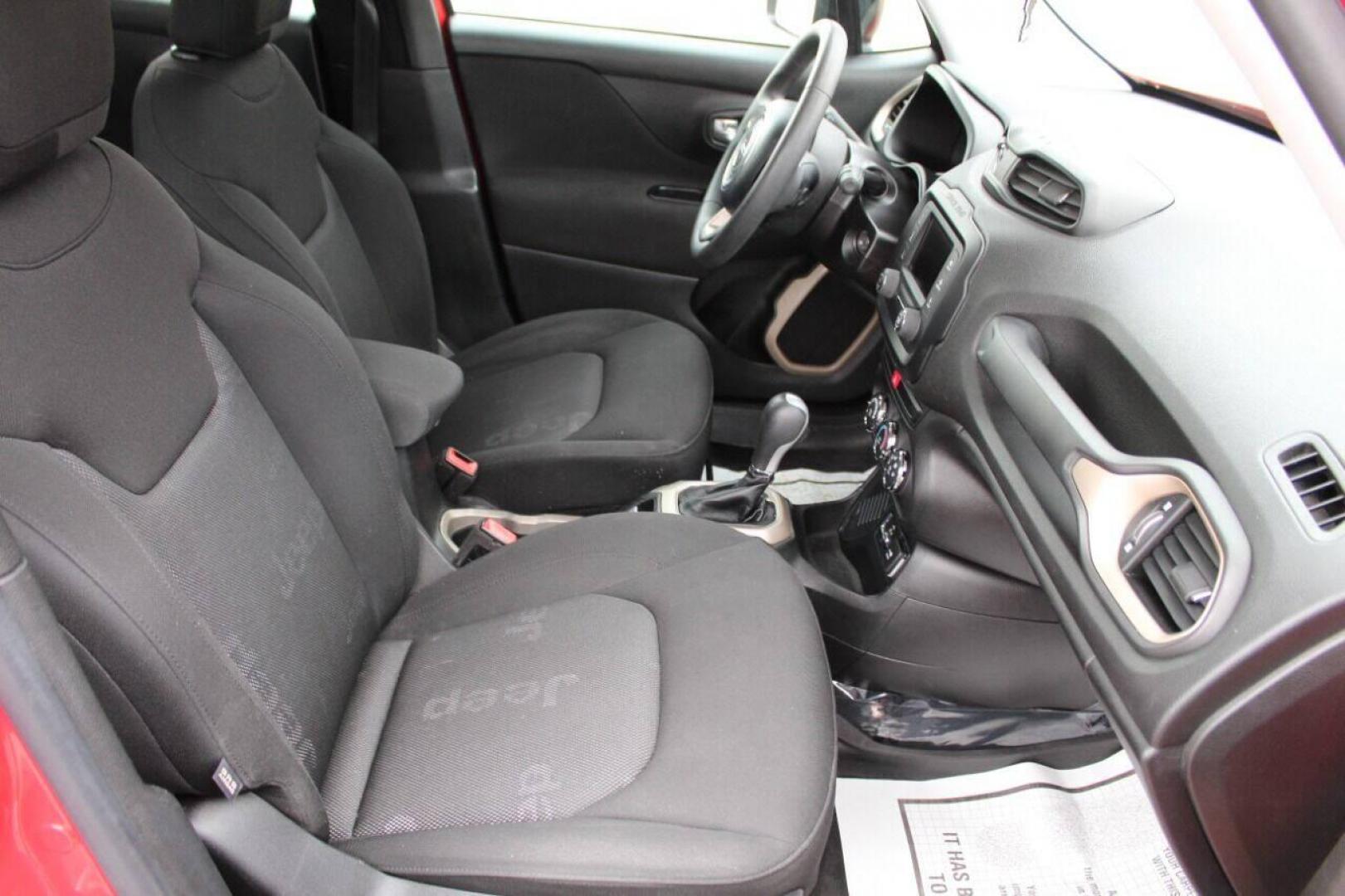 2015 Red Jeep Renegade Sport FWD (ZACCJAAT0FP) with an 2.4L L4 engine, 6-Speed Manual transmission, located at 4301 NW 39th , Oklahoma City, OK, 73112, (405) 949-5600, 35.512135, -97.598671 - NO DRIVERS LICENCE NO-FULL COVERAGE INSURANCE-NO CREDIT CHECK. COME ON OVER TO SUPERSPORTS AND TAKE A LOOK AND TEST DRIVE. PLEASE GIVE US A CALL AT (405) 949-5600. NO LICENSIA DE MANEJAR- NO SEGURO DE COBERTURA TOTAL- NO VERIFICACCION DE CREDITO. POR FAVOR VENGAN A SUPERSPORTS, ECHE UN - Photo#24