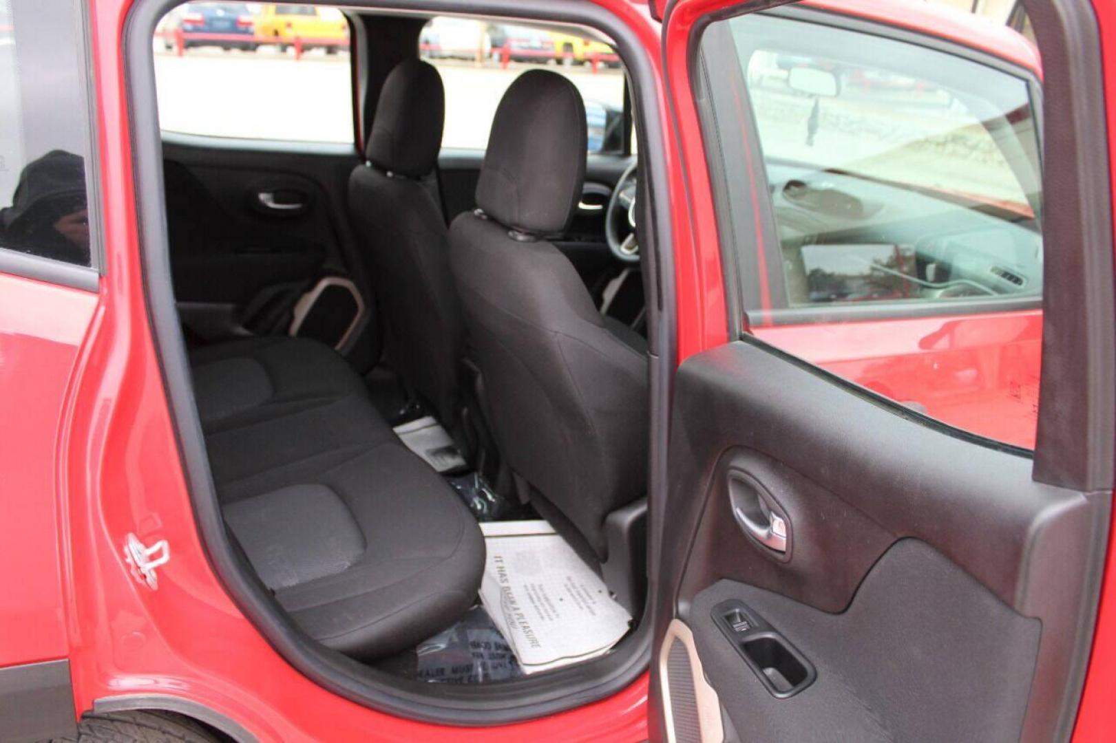 2015 Red Jeep Renegade Sport FWD (ZACCJAAT0FP) with an 2.4L L4 engine, 6-Speed Manual transmission, located at 4301 NW 39th , Oklahoma City, OK, 73112, (405) 949-5600, 35.512135, -97.598671 - NO DRIVERS LICENCE NO-FULL COVERAGE INSURANCE-NO CREDIT CHECK. COME ON OVER TO SUPERSPORTS AND TAKE A LOOK AND TEST DRIVE. PLEASE GIVE US A CALL AT (405) 949-5600. NO LICENSIA DE MANEJAR- NO SEGURO DE COBERTURA TOTAL- NO VERIFICACCION DE CREDITO. POR FAVOR VENGAN A SUPERSPORTS, ECHE UN - Photo#32