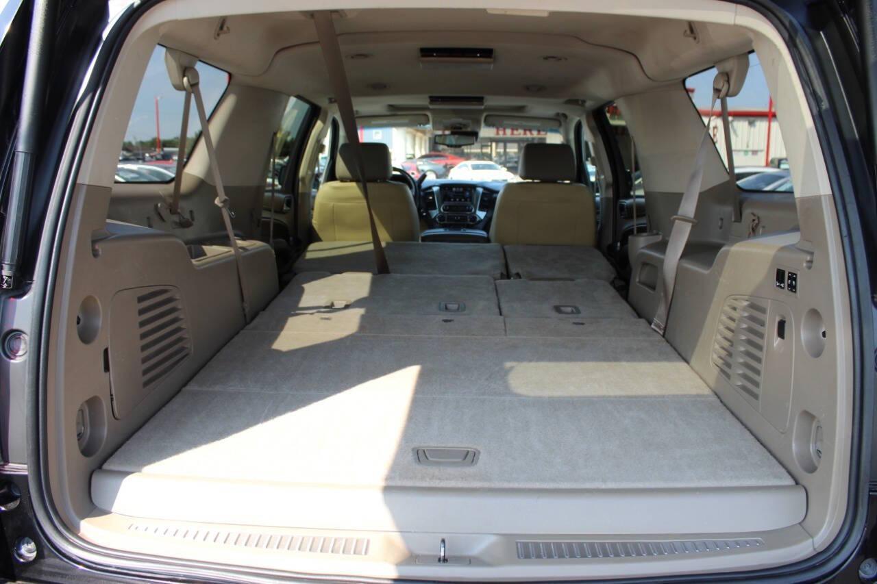 2015 Black Chevrolet Suburban LTZ 1500 4WD (1GNSKKKC3FR) with an 5.3L V8 OHV 16V engine, 6-Speed Automatic transmission, located at 4301 NW 39th , Oklahoma City, OK, 73112, (405) 949-5600, 35.512135, -97.598671 - Photo#14