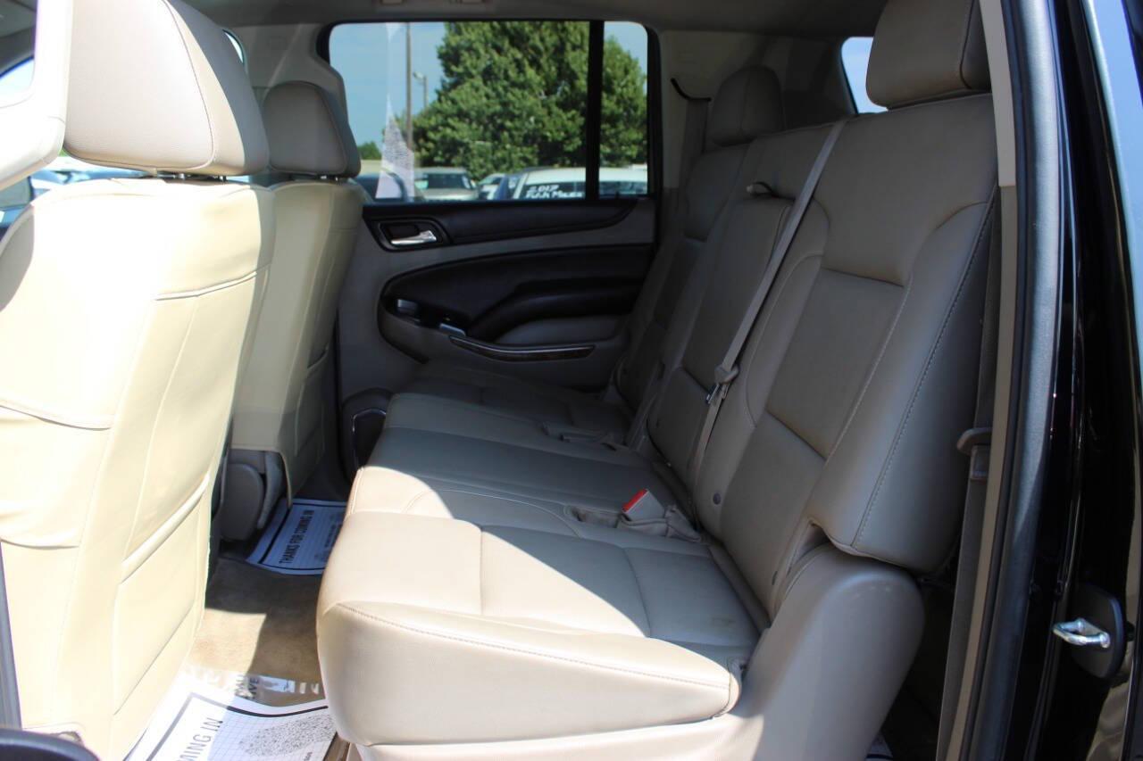 2015 Black Chevrolet Suburban LTZ 1500 4WD (1GNSKKKC3FR) with an 5.3L V8 OHV 16V engine, 6-Speed Automatic transmission, located at 4301 NW 39th , Oklahoma City, OK, 73112, (405) 949-5600, 35.512135, -97.598671 - Photo#15