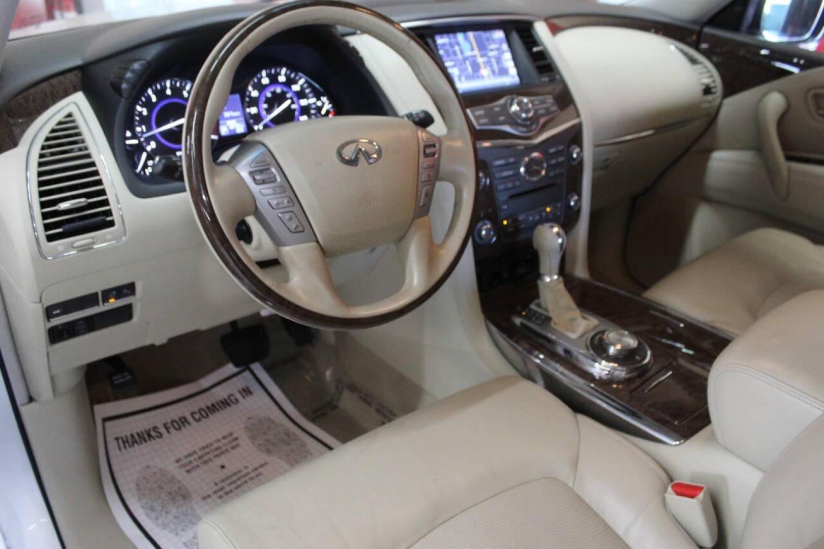 2016 White Infiniti QX80 4WD (JN8AZ2NE0G9) with an 5.6L V8 DOHC 32V engine, 7A transmission, located at 4301 NW 39th , Oklahoma City, OK, 73112, (405) 949-5600, 35.512135, -97.598671 - NO DRIVERS LICENSE - NO FULL COVERAGE INSURANCE NO CREDIT CHECK. COME ON OVER TO SUPERSPORTS AND TAKE A LOOK AND TEST DRIVE. PLEASE GIVE US A CALL AT (405) 949-5600. NO LICENCIA DE MANEJAR - NO SEGURO DE COBERTURA TOTAL - NO VERIFICACION DE CREDITO. POR FAVOR VENGAN A SUPERSPORTS, ECHE - Photo#18
