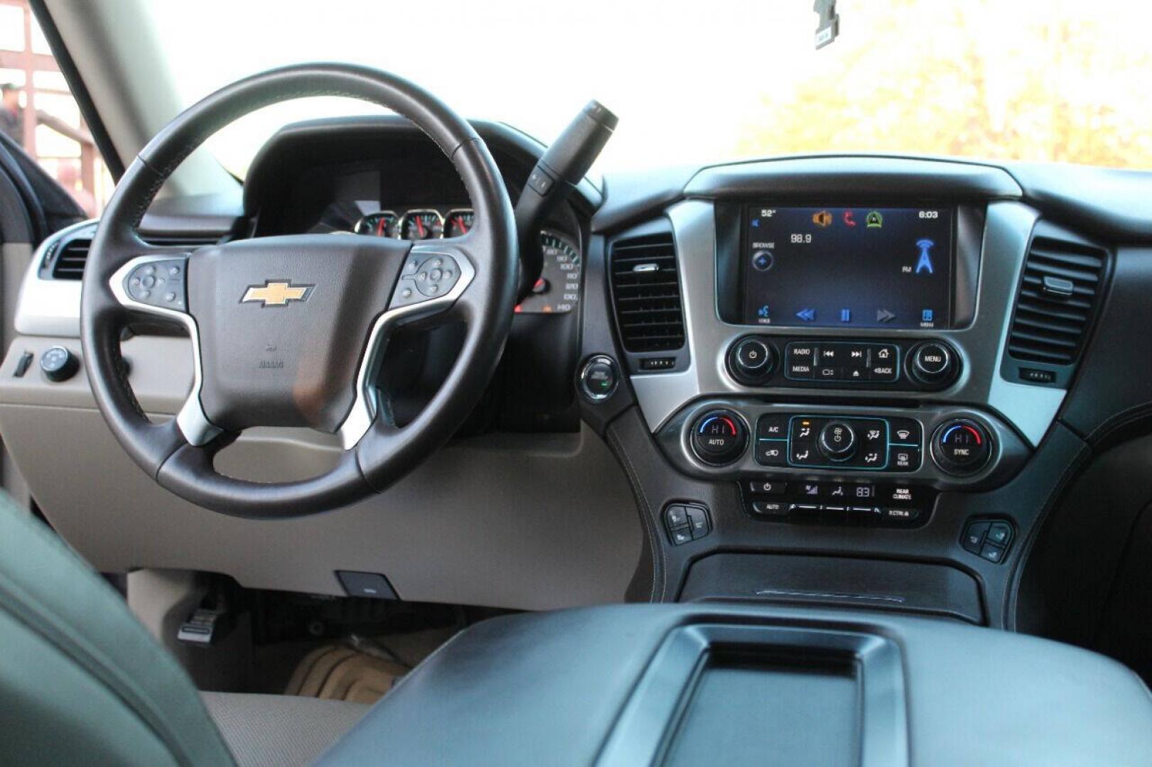 2015 Pewter Chevrolet Tahoe LTZ 4WD (1GNSKCKC6FR) with an 5.3L V8 5.3L V8 engine, Automatic 6-Speed transmission, located at 4301 NW 39th , Oklahoma City, OK, 73112, (405) 949-5600, 35.512135, -97.598671 - Hablamos espanol. SPEND SMART --- BUY FROM SUPER SPORTS. ALL PRICES, DOWN PAYMENTS, PAYMENTS, AND FINANCE TERMS ARE NEGOTIABLE AT THE TIME OF APPROVAL. WE WILL WORK WITH YOU TO FIT YOUR BUDGET. WE WILL EVEN LOWER AND ADJUST THE NUMBERS TO HELP MAKE THE VEHICLE MORE AFFORDABLE FOR YOU.- Photo#23