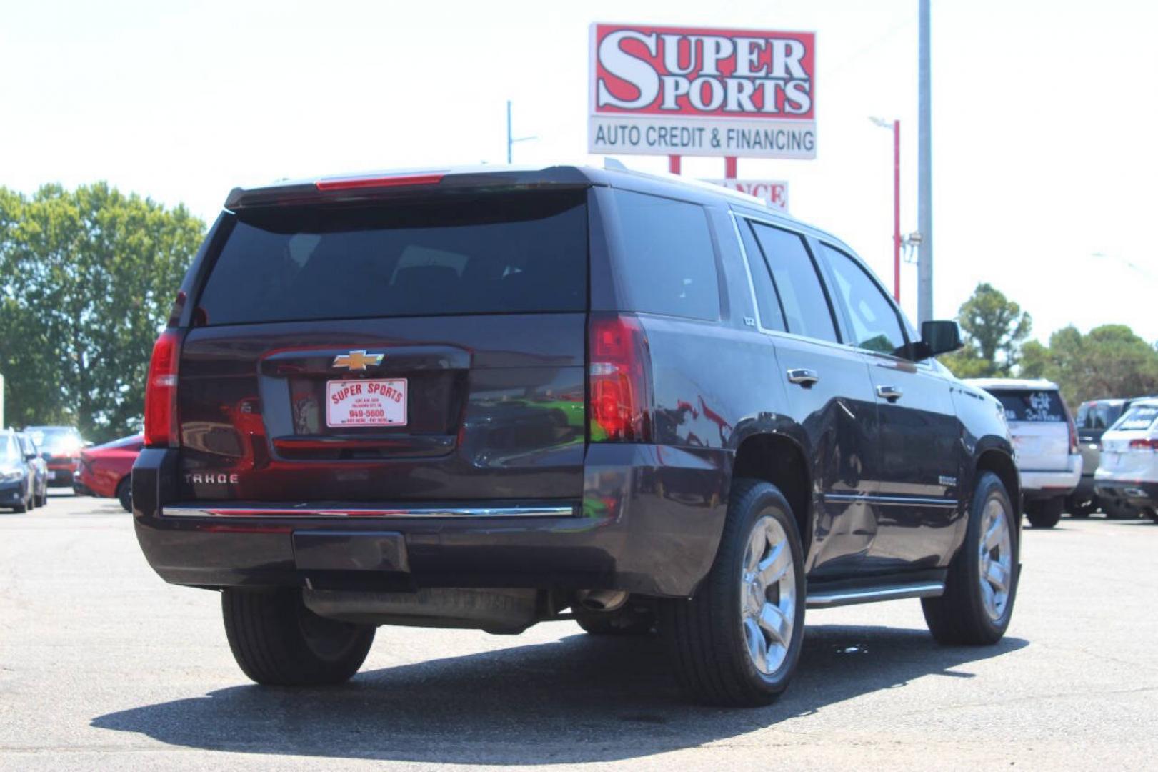 2015 Pewter Chevrolet Tahoe LTZ 4WD (1GNSKCKC6FR) with an 5.3L V8 5.3L V8 engine, Automatic 6-Speed transmission, located at 4301 NW 39th , Oklahoma City, OK, 73112, (405) 949-5600, 35.512135, -97.598671 - Hablamos espanol. SPEND SMART --- BUY FROM SUPER SPORTS. ALL PRICES, DOWN PAYMENTS, PAYMENTS, AND FINANCE TERMS ARE NEGOTIABLE AT THE TIME OF APPROVAL. WE WILL WORK WITH YOU TO FIT YOUR BUDGET. WE WILL EVEN LOWER AND ADJUST THE NUMBERS TO HELP MAKE THE VEHICLE MORE AFFORDABLE FOR YOU.- Photo#3