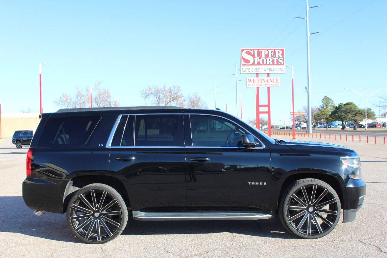 2016 Black Chevrolet Tahoe LS 2WD (1GNSCAKCXGR) with an 5.3L V8 5.3L V8 engine, Automatic 6-Speed transmission, located at 4301 NW 39th , Oklahoma City, OK, 73112, (405) 949-5600, 35.512135, -97.598671 - NO DRIVERS LICENCE NO-FULL COVERAGE INSURANCE-NO CREDIT CHECK. COME ON OVER TO SUPERSPORTS AND TAKE A LOOK AND TEST DRIVE PLEASE GIVE US A CALL AT (405) 949-5600. NO LICENCIA DE MANEJAR - NO SEGURO DE COBERTURA TOTAL - NO VERIFICACION DE CREDITO. POR FAVOR VENGAN A SUPERSPORTS, - Photo#3