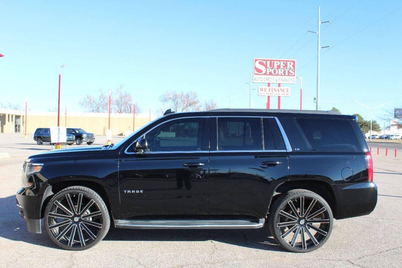 2016 Black Chevrolet Tahoe LS 2WD (1GNSCAKCXGR) with an 5.3L V8 5.3L V8 engine, Automatic 6-Speed transmission, located at 4301 NW 39th , Oklahoma City, OK, 73112, (405) 949-5600, 35.512135, -97.598671 - NO DRIVERS LICENCE NO-FULL COVERAGE INSURANCE-NO CREDIT CHECK. COME ON OVER TO SUPERSPORTS AND TAKE A LOOK AND TEST DRIVE PLEASE GIVE US A CALL AT (405) 949-5600. NO LICENCIA DE MANEJAR - NO SEGURO DE COBERTURA TOTAL - NO VERIFICACION DE CREDITO. POR FAVOR VENGAN A SUPERSPORTS, - Photo#6