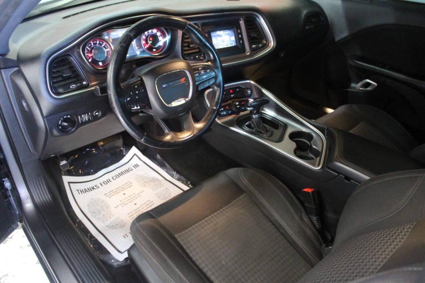2015 Gray Dodge Challenger SXT (2C3CDZAG8FH) with an 3.6L V6 DOHC 24V engine, 5-Speed Automatic transmission, located at 4301 NW 39th , Oklahoma City, OK, 73112, (405) 949-5600, 35.512135, -97.598671 - NO DRIVERS LICENCE NO-FULL COVERAGE INSURANCE-NO CREDIT CHECK. COME ON OVER TO SUPERSPORTS AND TAKE A LOOK AND TEST DRIVE. PLEASE GIVE US A CALL AT (405) 949-5600. NO LICENSIA DE MANEJAR- NO SEGURO DE COBERTURA TOTAL- NO VERIFICACCION DE CREDITO. POR FAVOR VENGAN A SUPERSPORTS, ECHE UN - Photo#13