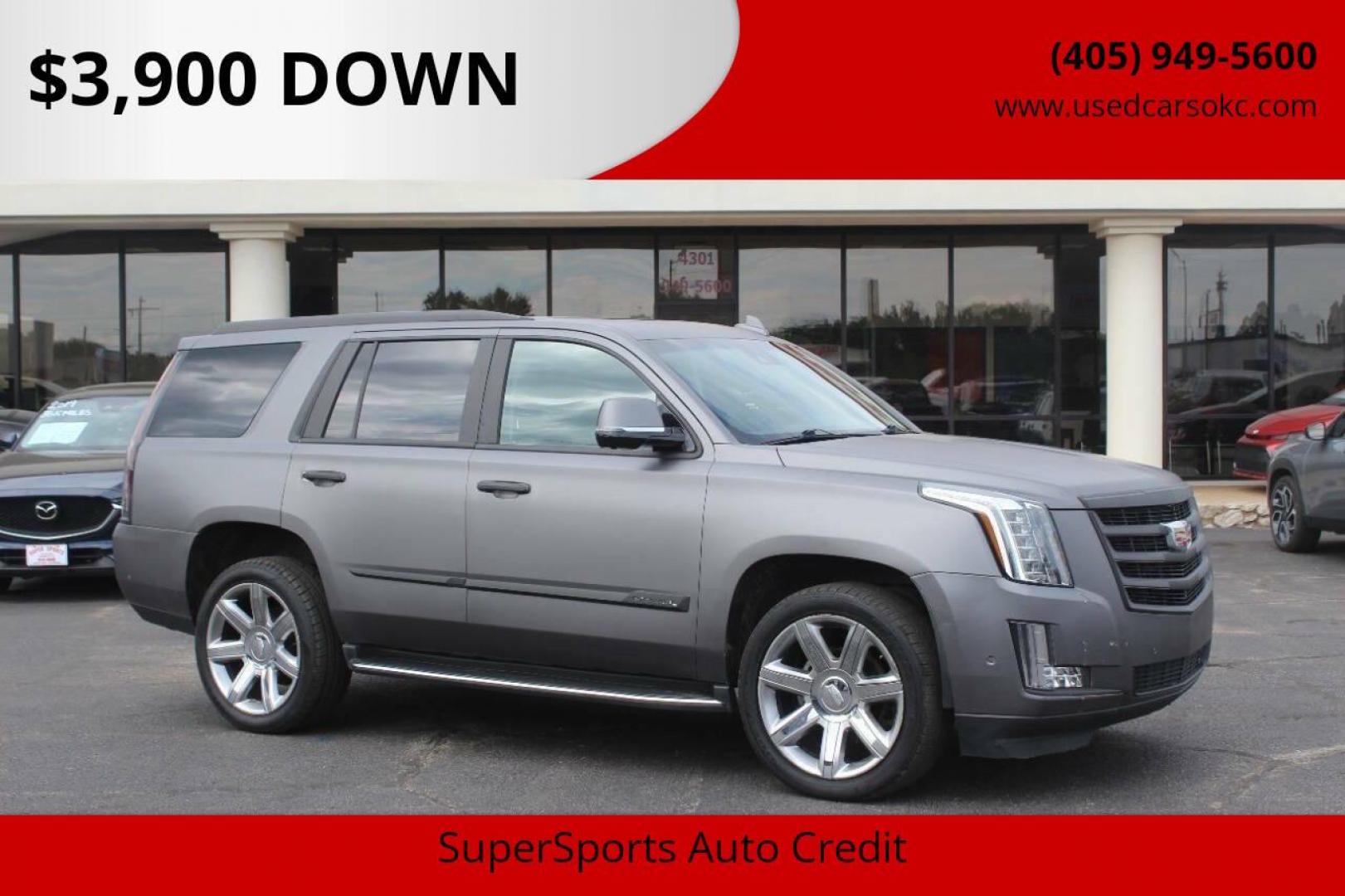 2017 Pewter Cadillac Escalade Luxury 4WD (1GYS4BKJ7HR) with an 6.2L V8 OHV 16V FFV engine, 8A transmission, located at 4301 NW 39th , Oklahoma City, OK, 73112, (405) 949-5600, 35.512135, -97.598671 - NO DRIVERS LICENCE NO-FULL COVERAGE INSURANCE-NO CREDIT CHECK. COME ON OVER TO SUPERSPORTS AND TAKE A LOOK AND TEST DRIVE. PLEASE GIVE US A CALL AT (405) 949-5600. NO LICENSIA DE MANEJAR- NO SEGURO DE COBERTURA TOTAL- NO VERIFICACCION DE CREDITO. POR FAVOR VENGAN A SUPERSPORTS, ECHE UN - Photo#0