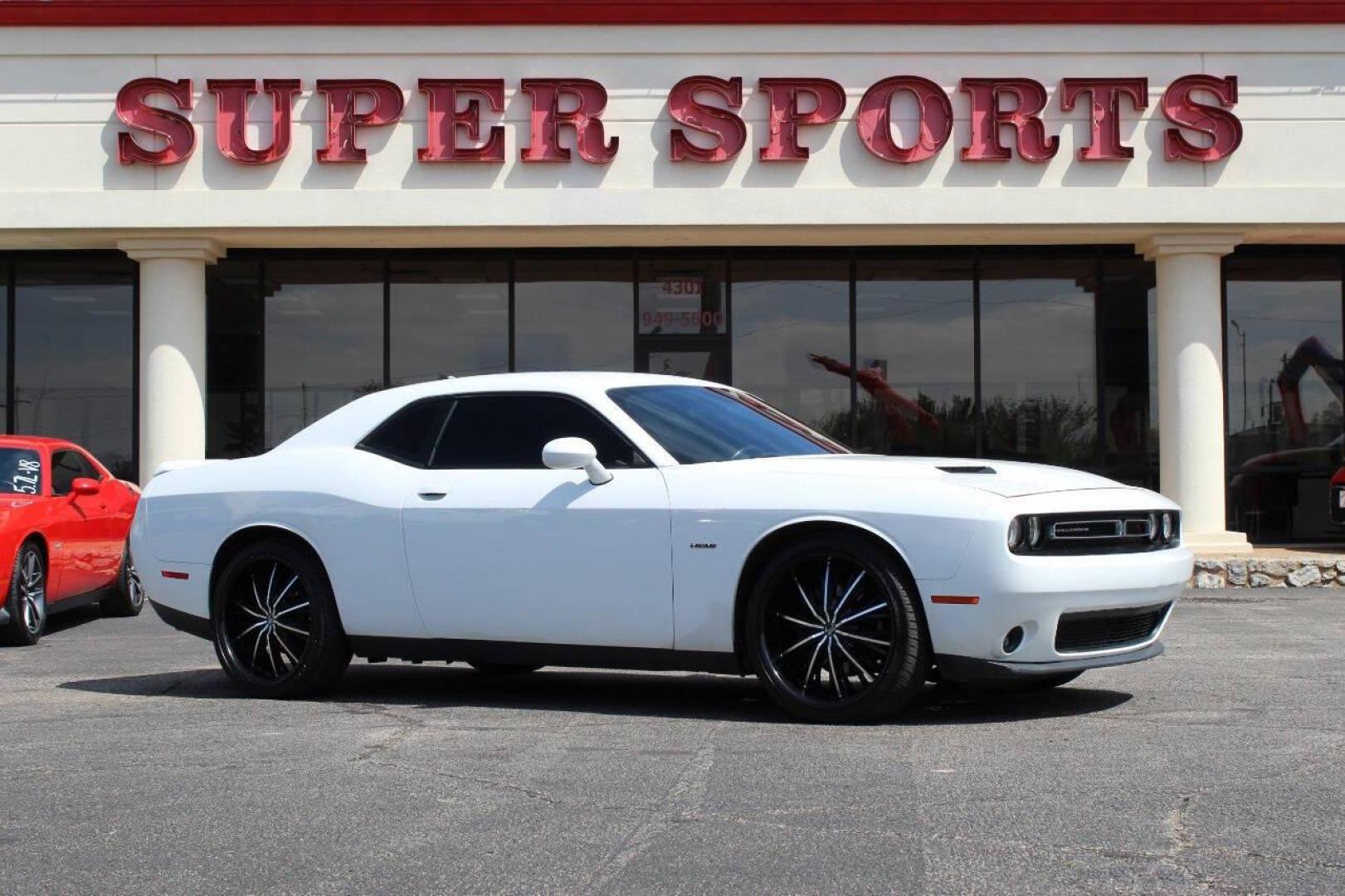 2017 White Dodge Challenger R/T Plus (2C3CDZBTXHH) with an 5.7L V8 5.7L V8 engine, Automatic 8-Speed transmission, located at 4301 NW 39th , Oklahoma City, OK, 73112, (405) 949-5600, 35.512135, -97.598671 - NO DRIVERS LICENCE NO-FULL COVERAGE INSURANCE-NO CREDIT CHECK. COME ON OVER TO SUPERSPORTS AND TAKE A LOOK AND TEST DRIVE. PLEASE GIVE US A CALL AT (405) 949-5600. NO LICENSIA DE MANEJAR- NO SEGURO DE COBERTURA TOTAL- NO VERIFICACCION DE CREDITO. POR FAVOR VENGAN A SUPERSPORTS, ECHE UN - Photo#0