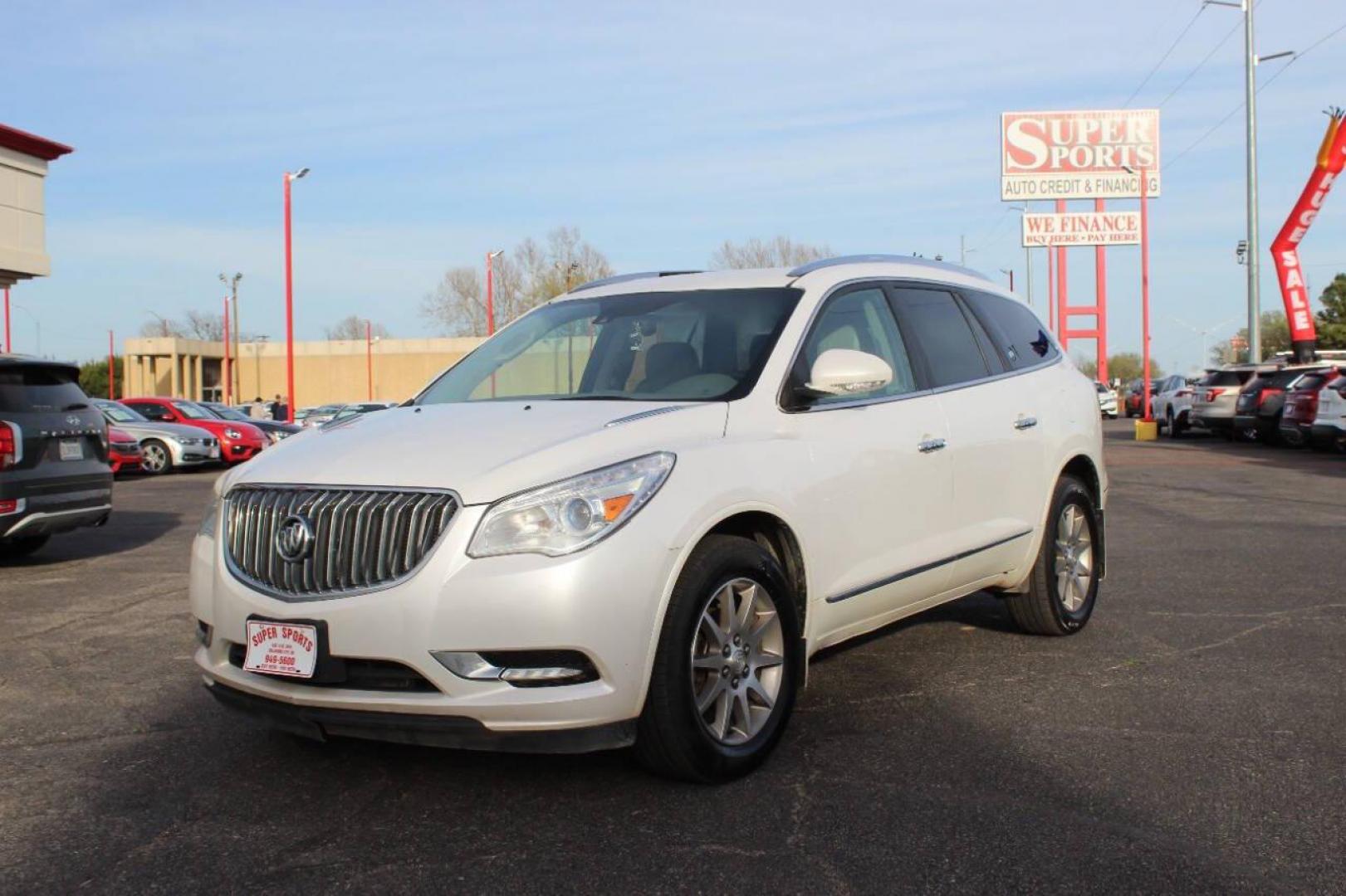 2016 White Buick Enclave Leather FWD (5GAKRBKD9GJ) with an 3.6L V6 3.6L V6 engine, Automatic 6-Speed transmission, located at 4301 NW 39th , Oklahoma City, OK, 73112, (405) 949-5600, 35.512135, -97.598671 - NO DRIVERS LICENCE NO - FULL COVERAGE INSURANCE-NO CREDIT CHECK. COME ON OVER TO SUPER SPORTS AND TAKE A LOOK AND TEST DRIVE PLEASE GIVE US A CALL AT (405) 949-5600. NO LICENCIA DE MANEJAR - NO SEGURO DE COBERTURA TOTAL - NO VERIFICACION DE CREDITO. POR FAVOR VENGAN A SUPERSPORTS, ECHE- Photo#4