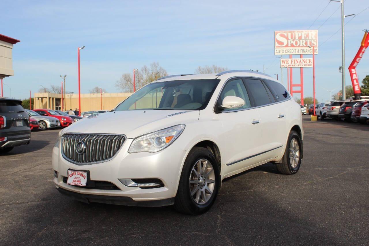 2016 White Buick Enclave Leather FWD (5GAKRBKD9GJ) with an 3.6L V6 3.6L V6 engine, Automatic 6-Speed transmission, located at 4301 NW 39th , Oklahoma City, OK, 73112, (405) 949-5600, 35.512135, -97.598671 - NO DRIVERS LICENCE NO - FULL COVERAGE INSURANCE-NO CREDIT CHECK. COME ON OVER TO SUPER SPORTS AND TAKE A LOOK AND TEST DRIVE PLEASE GIVE US A CALL AT (405) 949-5600. NO LICENCIA DE MANEJAR - NO SEGURO DE COBERTURA TOTAL - NO VERIFICACION DE CREDITO. POR FAVOR VENGAN A SUPERSPORTS, ECHE - Photo#4