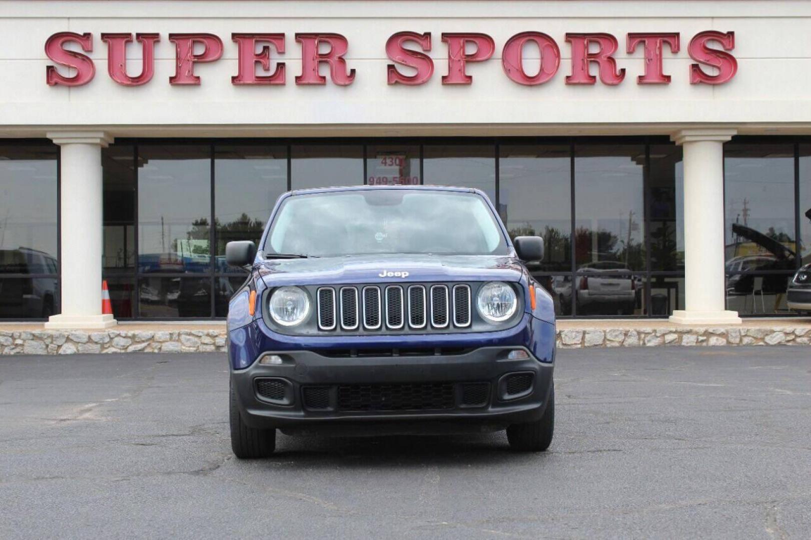 2016 Blue Jeep Renegade Sport FWD (ZACCJAAT3GP) with an 2.4L L4 DOHC 16V engine, 6M transmission, located at 4301 NW 39th , Oklahoma City, OK, 73112, (405) 949-5600, 35.512135, -97.598671 - NO DRIVERS LICENCE NO-FULL COVERAGE INSURANCE-NO CREDIT CHECK. COME ON OVER TO SUPERSPORTS AND TAKE A LOOK AND TEST DRIVE. PLEASE GIVE US A CALL AT (405) 949-5600. NO LICENSIA DE MANEJAR- NO SEGURO DE COBERTURA TOTAL- NO VERIFICACCION DE CREDITO. POR FAVOR VENGAN A SUPERSPORTS, ECHE UN - Photo#3