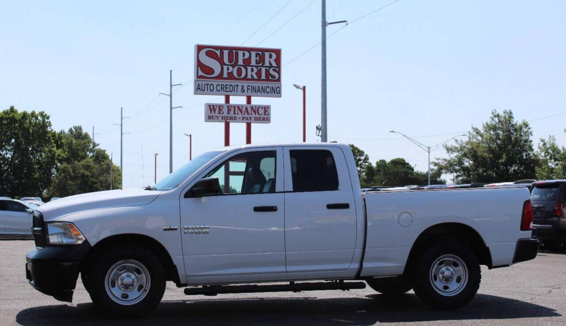 2017 White RAM 1500 Tradesman Quad Cab 2WD (1C6RR6FT3HS) with an 5.7L V8 OHV 16V engine, 8A transmission, located at 4301 NW 39th , Oklahoma City, OK, 73112, (405) 949-5600, 35.512135, -97.598671 - NO DRIVERS LICENSE - NO FULL COVERAGE INSURANCE - NO CREDIT CHECK. COME ON OVER TO SUPERSPORTS AND TAKE A LOOK AND TEST DRIVE. PLEASE GIVE US A CALL AT (405) 949-5600. NO LICENCIA DE MANEJAR - NO SEGURO DE COBERTURA TOTAL - NO VERIFICACION DE CREDITO. POR FAVOR VENGAN A SUPERSPORTS, ECH - Photo#13