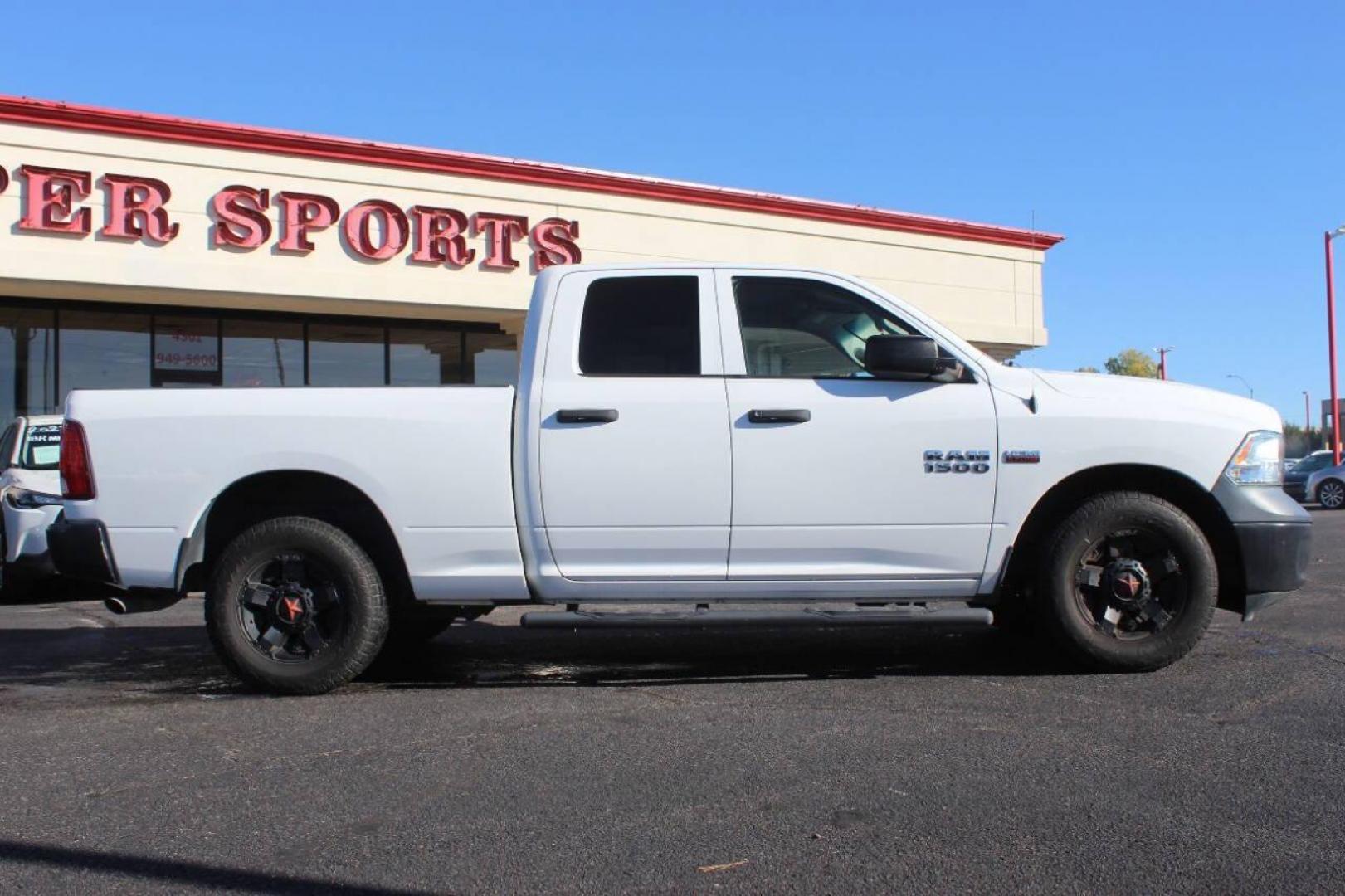 2017 White RAM 1500 Tradesman Quad Cab 2WD (1C6RR6FT3HS) with an 5.7L V8 OHV 16V engine, 8A transmission, located at 4301 NW 39th , Oklahoma City, OK, 73112, (405) 949-5600, 35.512135, -97.598671 - NO DRIVERS LICENSE - NO FULL COVERAGE INSURANCE - NO CREDIT CHECK. COME ON OVER TO SUPERSPORTS AND TAKE A LOOK AND TEST DRIVE. PLEASE GIVE US A CALL AT (405) 949-5600. NO LICENCIA DE MANEJAR - NO SEGURO DE COBERTURA TOTAL - NO VERIFICACION DE CREDITO. POR FAVOR VENGAN A SUPERSPORTS, ECH - Photo#2