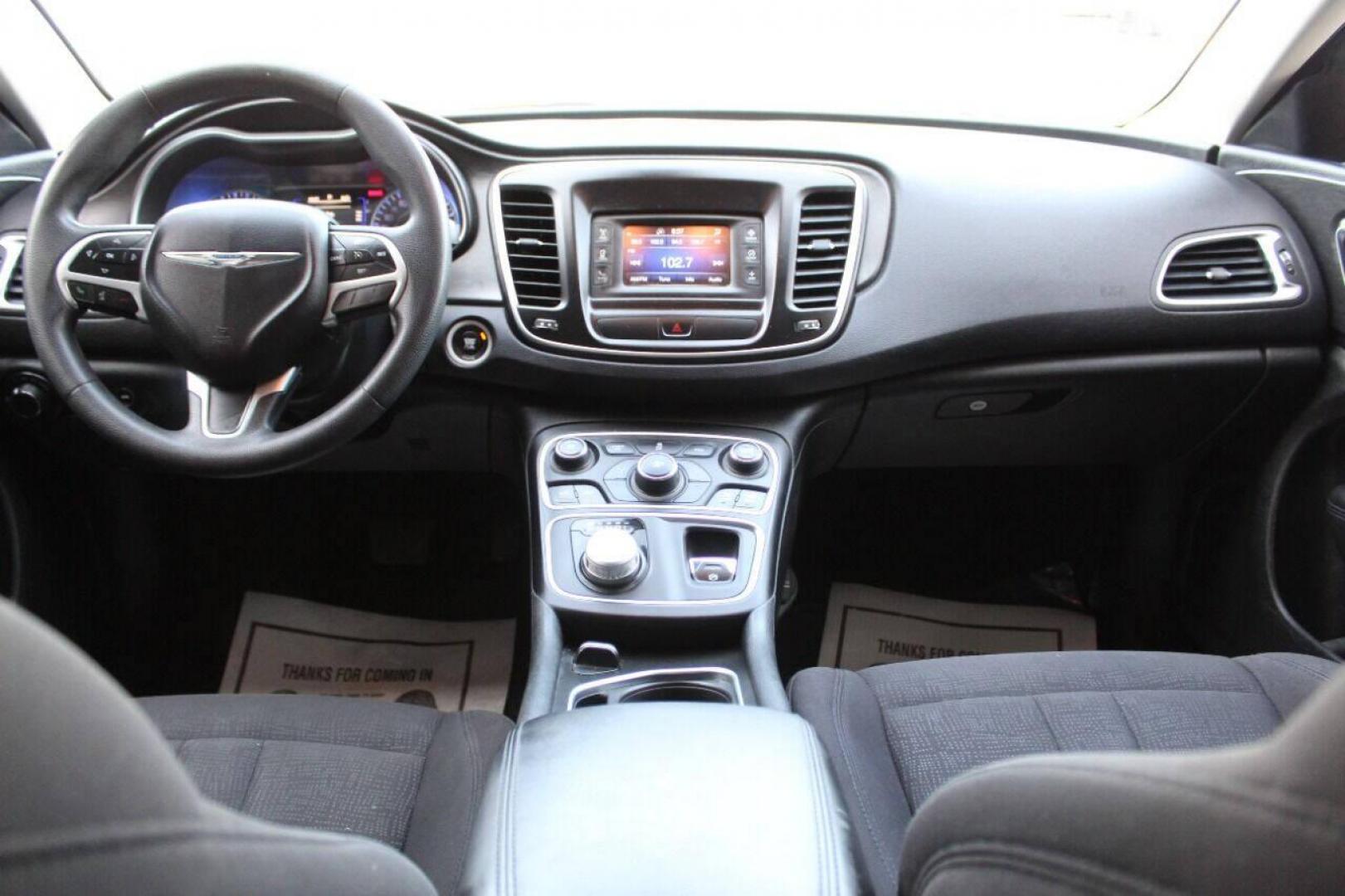 2015 Gray Chrysler 200 Limited (1C3CCCAB4FN) with an 2.4L L4 DOHC 16V engine, 9-Speed Automatic transmission, located at 4301 NW 39th , Oklahoma City, OK, 73112, (405) 949-5600, 35.512135, -97.598671 - NO DRIVERS LICENCE NO-FULL COVERAGE INSURANCE-NO CREDIT CHECK. COME ON OVER TO SUPERSPORTS AND TAKE A LOOK AND TEST DRIVE. PLEASE GIVE US A CALL AT (405) 949-5600. NO LICENSIA DE MANEJAR- NO SEGURO DE COBERTURA TOTAL- NO VERIFICACCION DE CREDITO. POR FAVOR VENGAN A SUPERSPORTS, ECHE UN - Photo#32