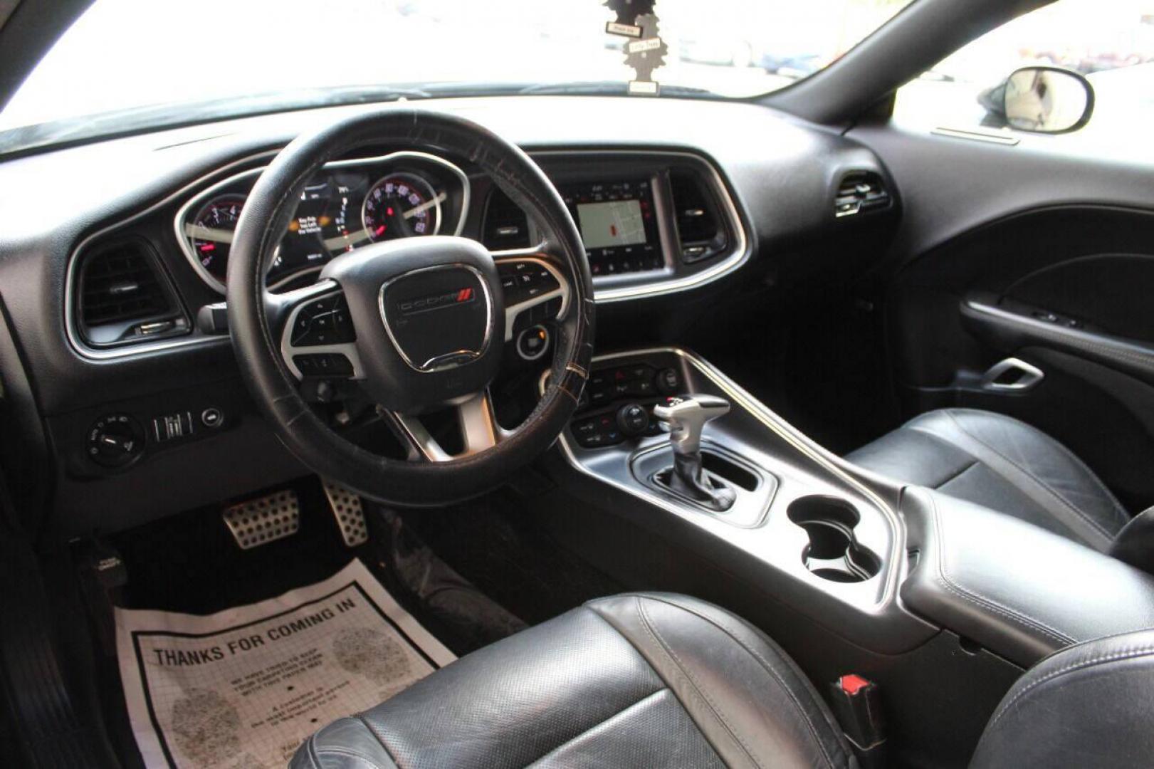 2018 Black Dodge Challenger SXT (2C3CDZAG4JH) with an 3.6L V6 DOHC 24V engine, 8A transmission, located at 4301 NW 39th , Oklahoma City, OK, 73112, (405) 949-5600, 35.512135, -97.598671 - Photo#11