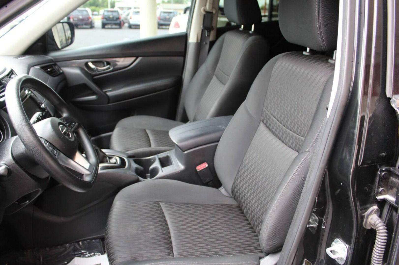2018 Black Nissan Rogue S AWD (KNMAT2MV1JP) with an 2.5L L4 DOHC 16V engine, CVT transmission, located at 4301 NW 39th , Oklahoma City, OK, 73112, (405) 949-5600, 35.512135, -97.598671 - Photo#16