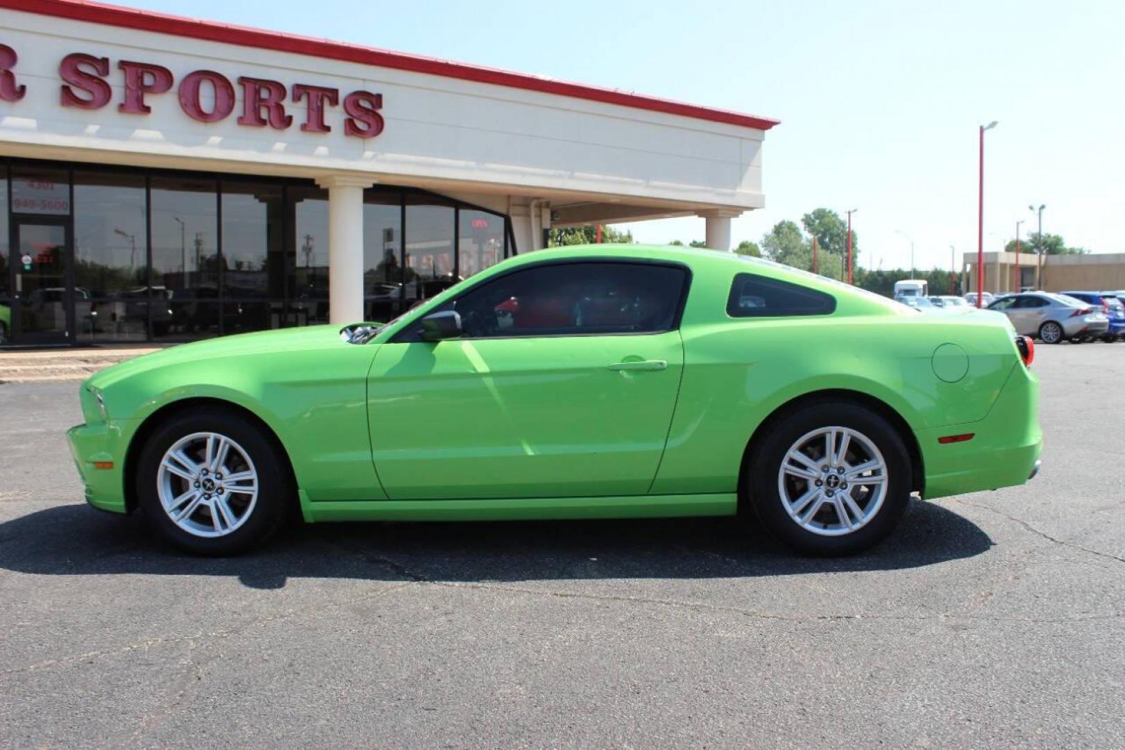 2014 Green Ford Mustang V6 Coupe (1ZVBP8AM0E5) with an 3.7L V6 DOHC 24V engine, Manual 6-Speed transmission, located at 4301 NW 39th , Oklahoma City, OK, 73112, (405) 949-5600, 35.512135, -97.598671 - NO DRIVERS LICENCE -NO FULL COVERAGE INSURANCE - NO CREDIT CHECK. COME ON OVER TO SUPERSPORTS, TAKE A LOOK AND TEST DRIVE. PLEASE GIVE US A CALL AT (405) 949-5600. NO LICENCIA DE CONDUCIR - NO SEGURO DE COBERTURA TOTAL - NO VERIFICACION DE CREDITO. VISITENOS EN SUPERSPORTS, MIRE NUESTRO - Photo#6