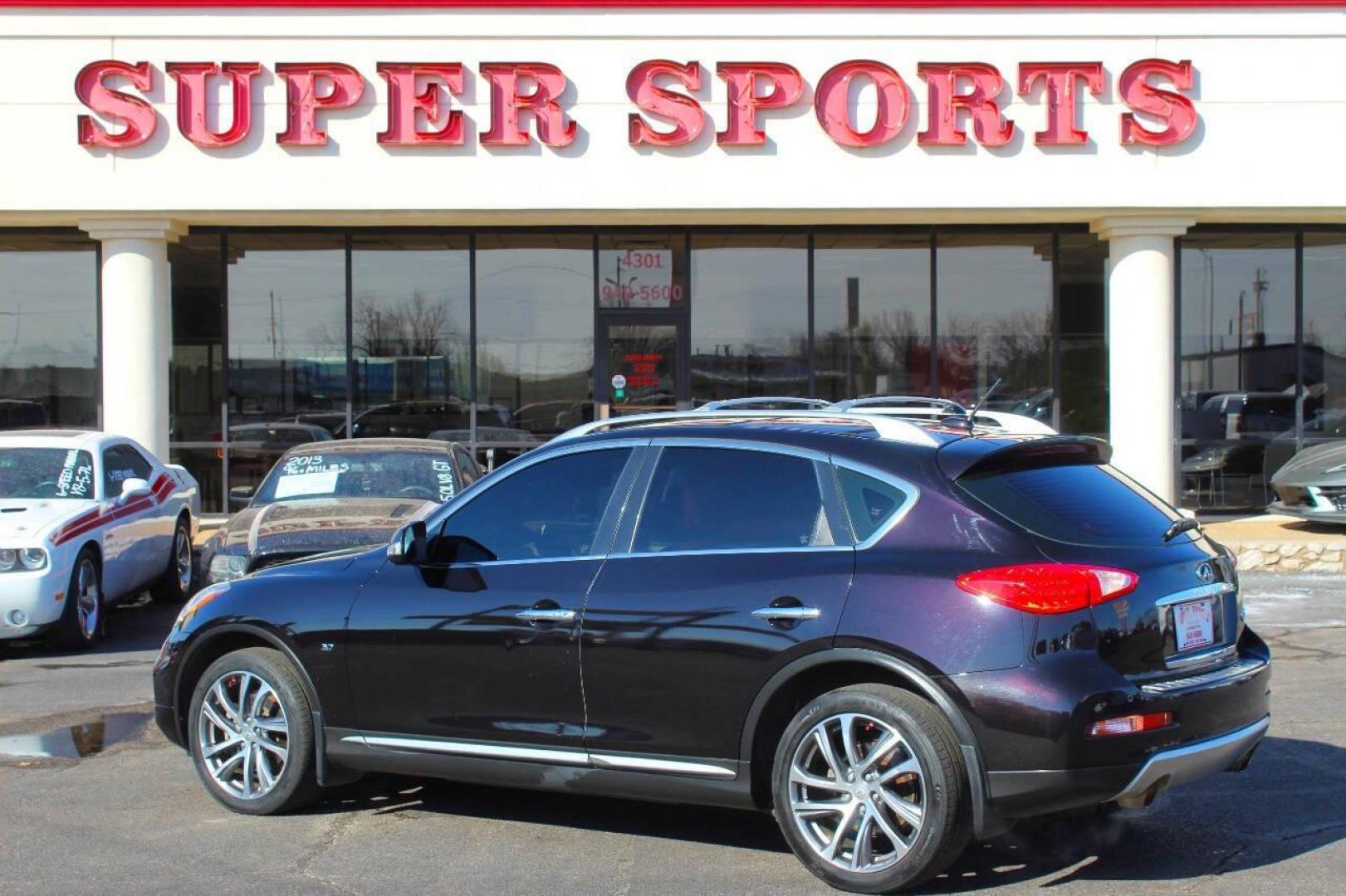 2016 Purple Infiniti QX50 Base AWD (JN1BJ0RR7GM) with an 3.7L V6 DOHC 24V engine, 7A transmission, located at 4301 NW 39th , Oklahoma City, OK, 73112, (405) 949-5600, 35.512135, -97.598671 - NO DRIVERS LICENCE NO-FULL COVERAGE INSURANCE-NO CREDIT CHECK. COME ON OVER TO SUPERSPORTS AND TAKE A LOOK AND TEST DRIVE. PLEASE GIVE US A CALL AT (405) 949-5600 . NO LICENSIA DE MANEJAR- NO SEGURO DE COBERTURA TOTAL- NO VERIFICACCION DE CREDITO. POR FAVOR VENGAN A SUPERSPORTS, ECHE UN - Photo#5