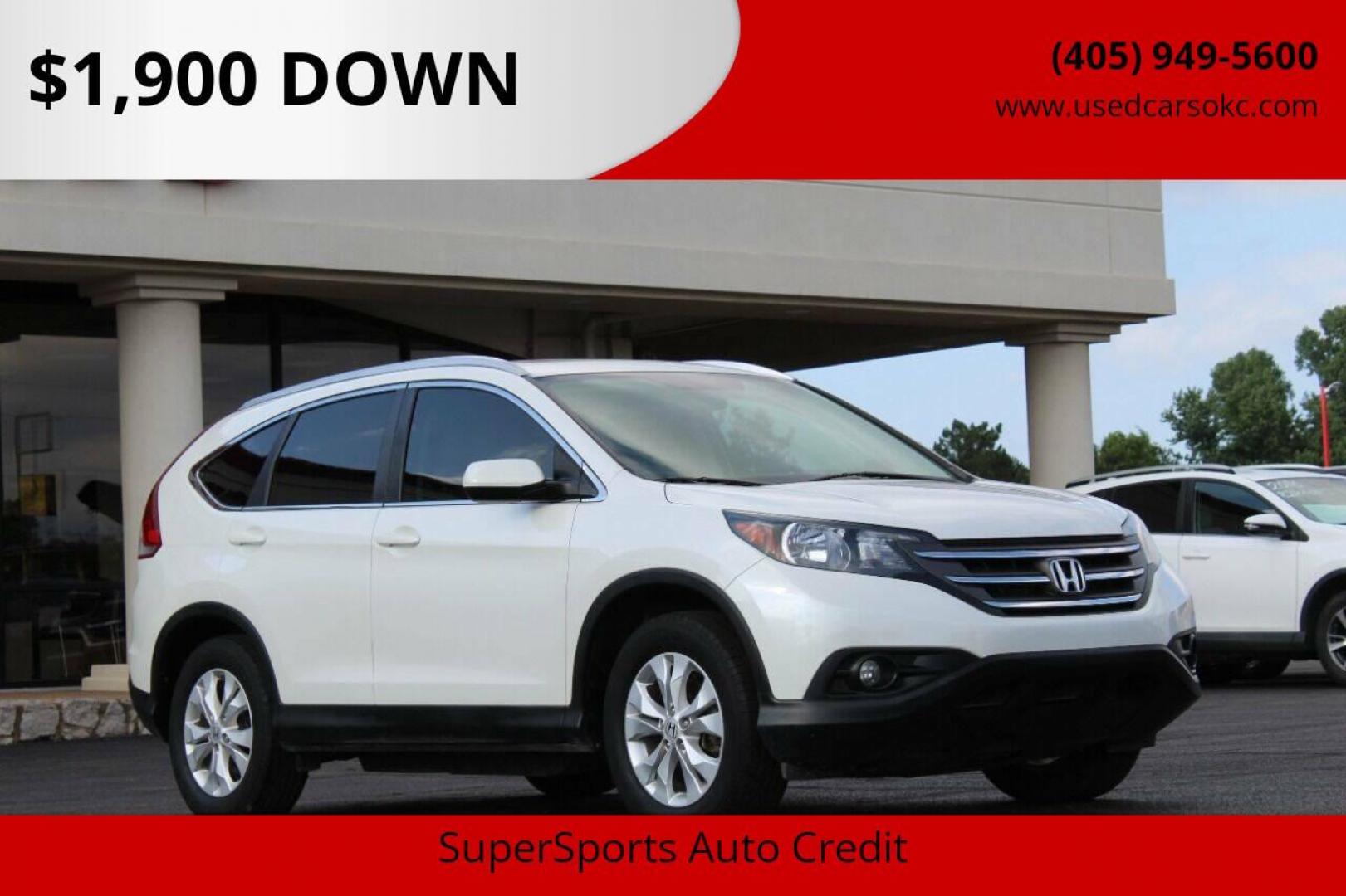 2014 Off White Honda CR-V EX-L 2WD 5-Speed AT (5J6RM3H7XEL) with an 2.4L L4 DOHC 16V engine, 5-Speed Automatic transmission, located at 4301 NW 39th , Oklahoma City, OK, 73112, (405) 949-5600, 35.512135, -97.598671 - Photo#0