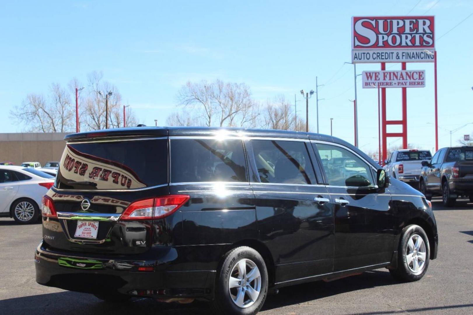 2012 Black Nissan Quest 3.5 S (JN8AE2KP4C9) with an 3.5L V6 DOHC 24V engine, Continuously Variable Transmission transmission, located at 4301 NW 39th , Oklahoma City, OK, 73112, (405) 949-5600, 35.512135, -97.598671 - NO DRIVERS LICENCE NO-FULL COVERAGE INSURANCE-NO CREDIT CHECK. COME ON OVER TO SUPERSPORTS AND TAKE A LOOK AND TEST DRIVE. PLEASE GIVE US A CALL AT (405) 949-5600. NO LICENSIA DE MANEJAR- NO SEGURO DE COBERTURA TOTAL- NO VERIFICACCION DE CREDITO. POR FAVOR VENGAN A SUPERSPORTS, ECHE UN - Photo#3