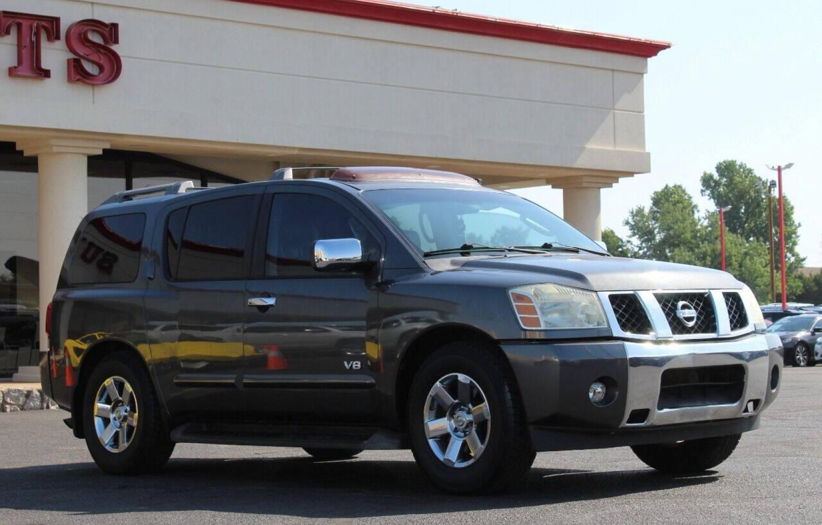 2007 Gray Nissan Armada LE 2WD (5N1BA08A57N) with an 5.6L V8 DOHC 32V FFV engine, 5-Speed Automatic Overdrive transmission, located at 4301 NW 39th , Oklahoma City, OK, 73112, (405) 949-5600, 35.512135, -97.598671 - NO DRIVERS LICENCE NO-FULL COVERAGE INSURANCE-NO CREDIT CHECK. COME ON OVER TO SUPERSPORTS AND TAKE A LOOK AND TEST DRIVE PLEASE GIVE US A CALL AT (405) 949-5600. NO LICENSIA DE MANEJAR- NO SEGURO DE COBERTURA TOTAL- NO VERIFICACCION DE CREDITO. POR FAVOR VENGAN A SUPERSPORTS, ECHE UN V - Photo#2