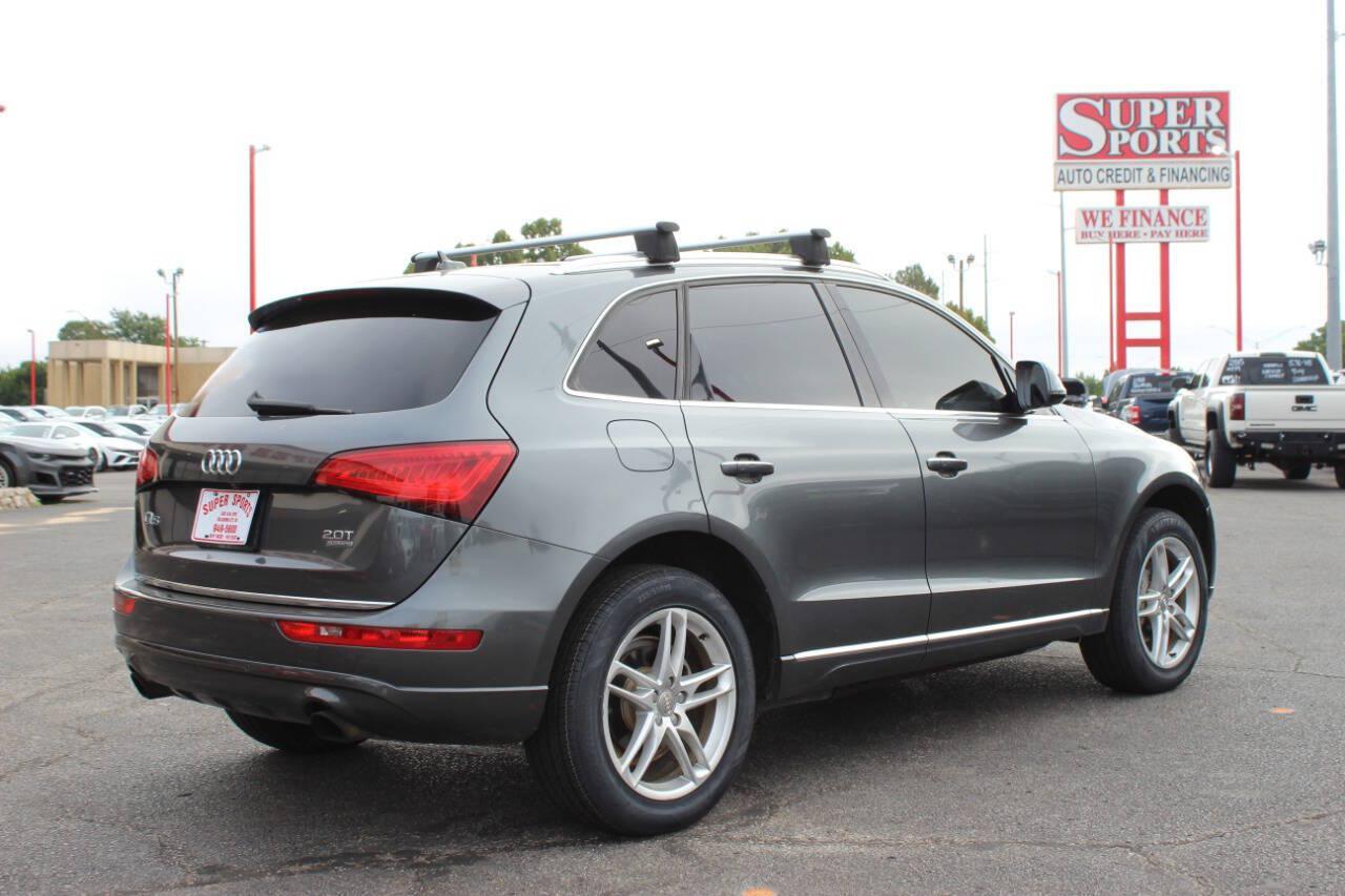 2015 Gray Audi Q5 2.0T Premium Plus quattro (WA1LFAFP3FA) with an 2.0L I4 Turbocharger 2.0L I4 engine, Automatic 8-Speed transmission, located at 4301 NW 39th , Oklahoma City, OK, 73112, (405) 949-5600, 35.512135, -97.598671 - Hablamos espanol. SPEND SMART --- BUY FROM SUPER SPORTS. ALL PRICES, DOWN PAYMENTS, PAYMENTS, AND FINANCE TERMS ARE NEGOTIABLE AT THE TIME OF APPROVAL. WE WILL WORK WITH YOU TO FIT YOUR BUDGET. WE WILL EVEN LOWER AND ADJUST THE NUMBERS TO HELP MAKE THE VE HICLE MORE AFFORDABLE FOR YOU.- Photo#6
