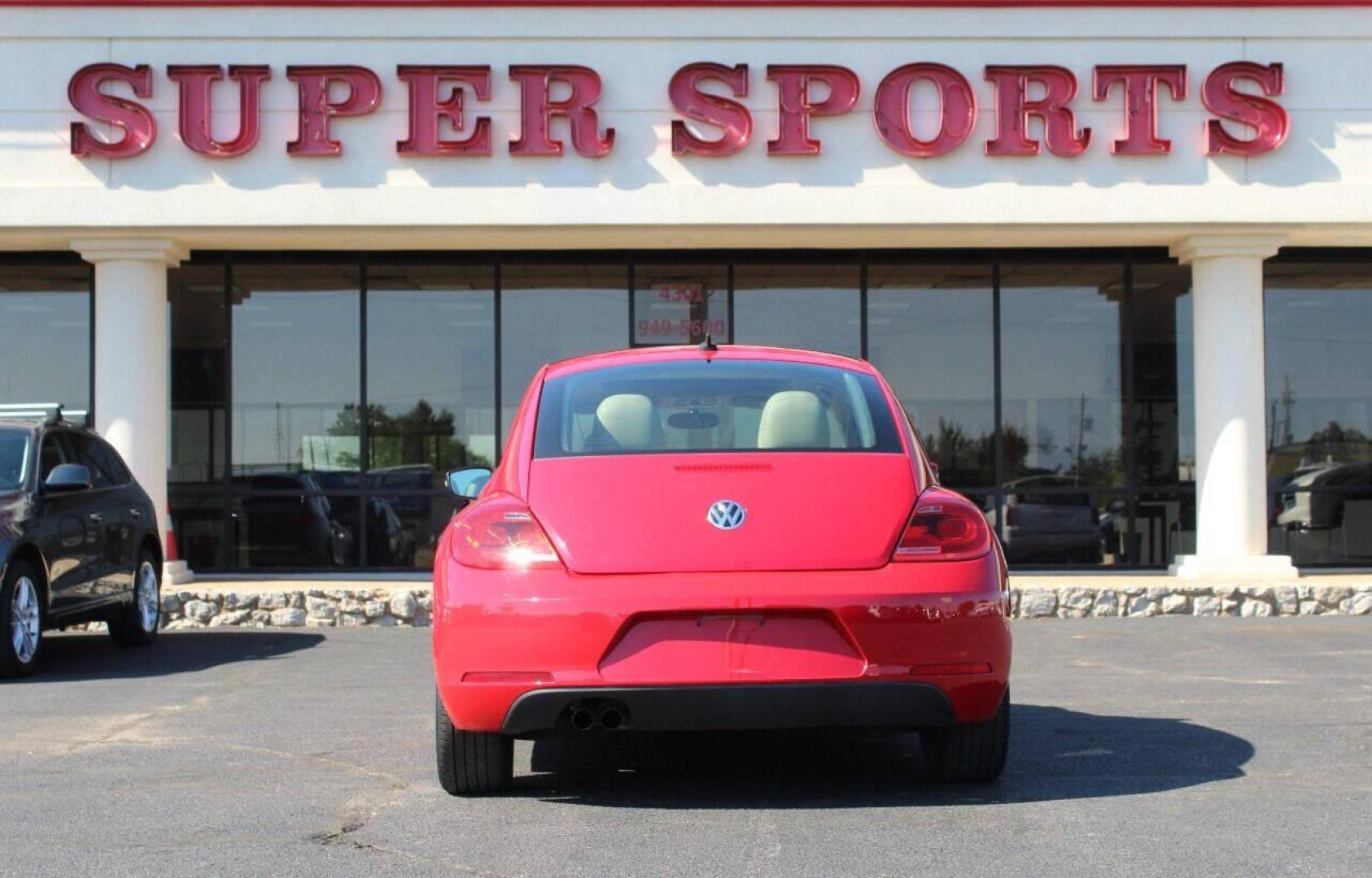 2014 Red Volkswagen Beetle 1.8T (3VWJ07AT9EM) with an 1.8L L4 DOHC 16V engine, Automatic 6-Speed transmission, located at 4301 NW 39th , Oklahoma City, OK, 73112, (405) 949-5600, 35.512135, -97.598671 - Photo#19