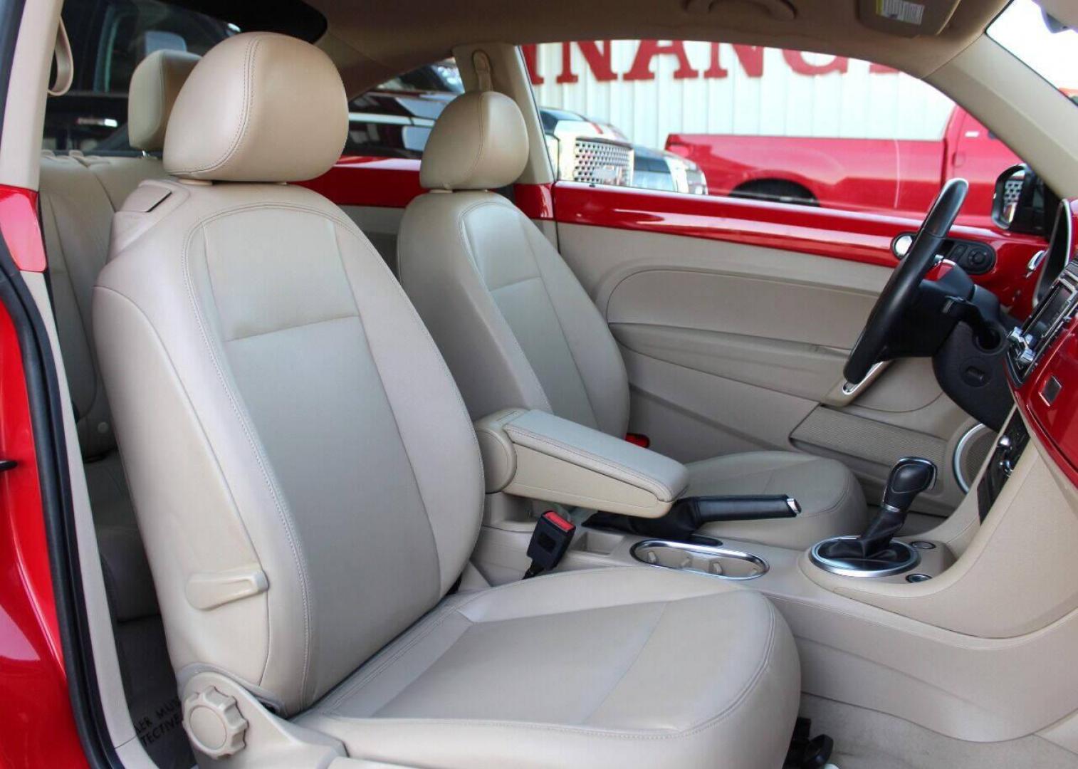 2014 Red Volkswagen Beetle 1.8T (3VWJ07AT9EM) with an 1.8L L4 DOHC 16V engine, Automatic 6-Speed transmission, located at 4301 NW 39th , Oklahoma City, OK, 73112, (405) 949-5600, 35.512135, -97.598671 - Photo#23
