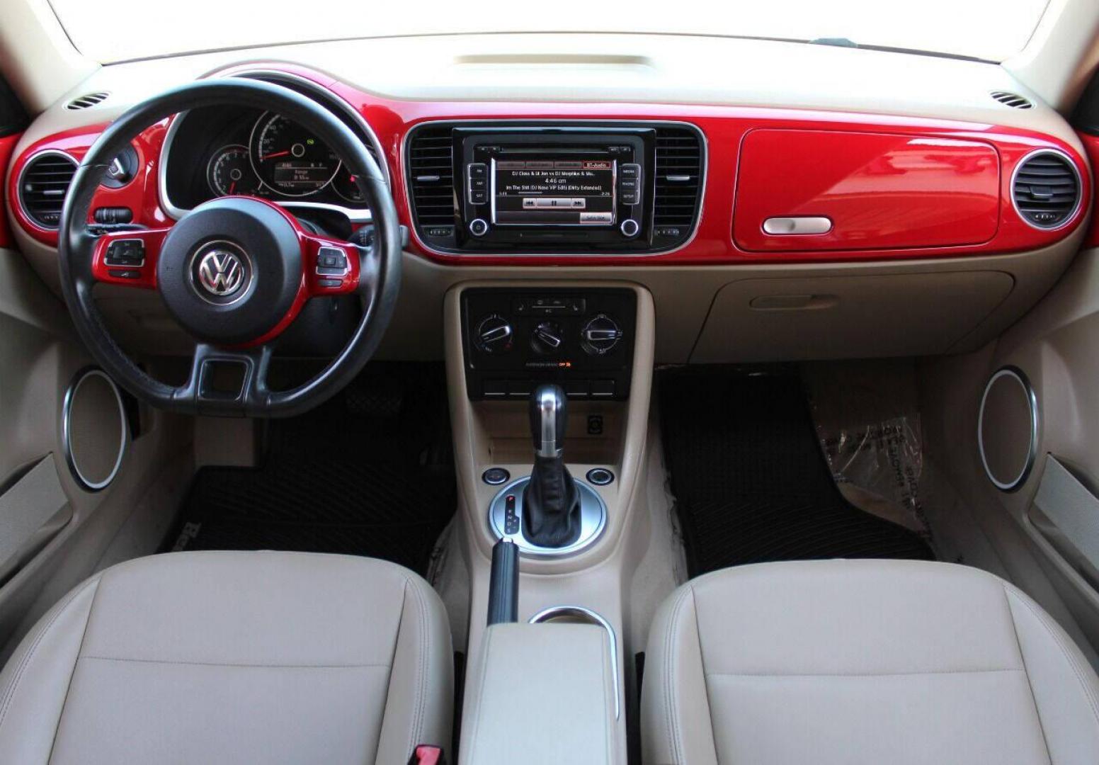 2014 Red Volkswagen Beetle 1.8T (3VWJ07AT9EM) with an 1.8L L4 DOHC 16V engine, Automatic 6-Speed transmission, located at 4301 NW 39th , Oklahoma City, OK, 73112, (405) 949-5600, 35.512135, -97.598671 - Photo#29