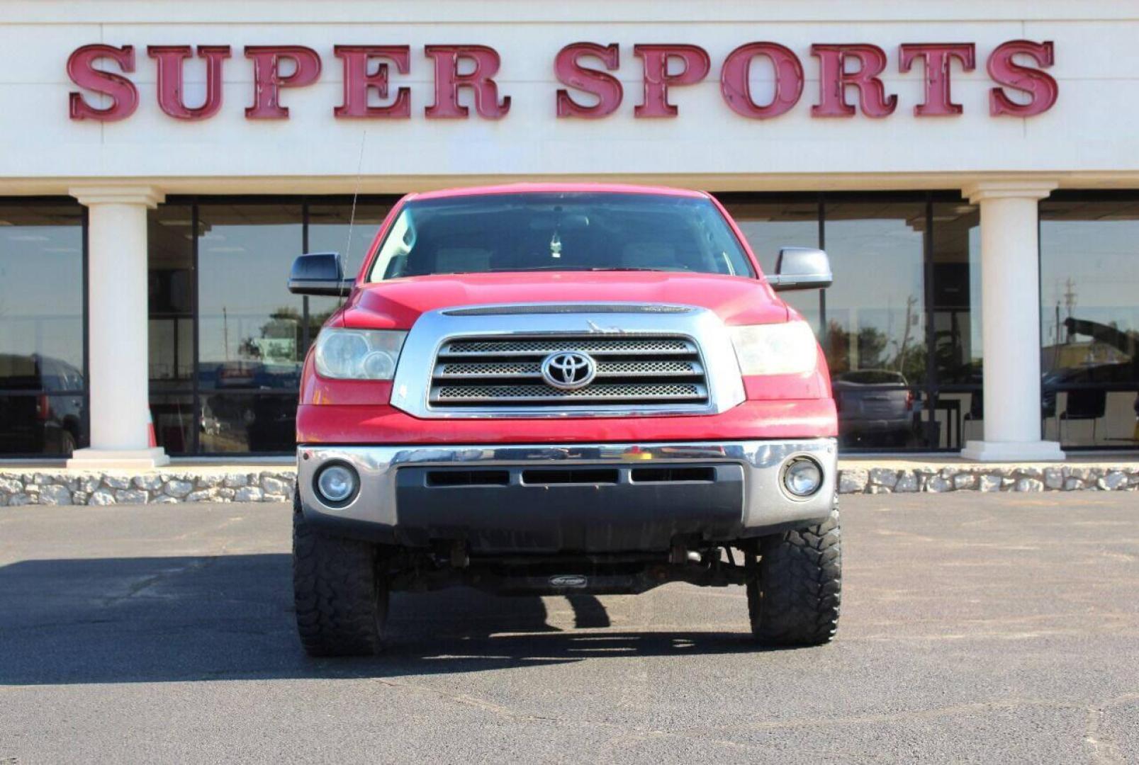 2007 Red Toyota Tundra SR5 Double Cab LB 2WD (5TFCT54177X) with an 4.7L V8 DOHC 32V engine, 5-Speed Automatic Overdrive transmission, located at 4301 NW 39th , Oklahoma City, OK, 73112, (405) 949-5600, 35.512135, -97.598671 - Photo#0