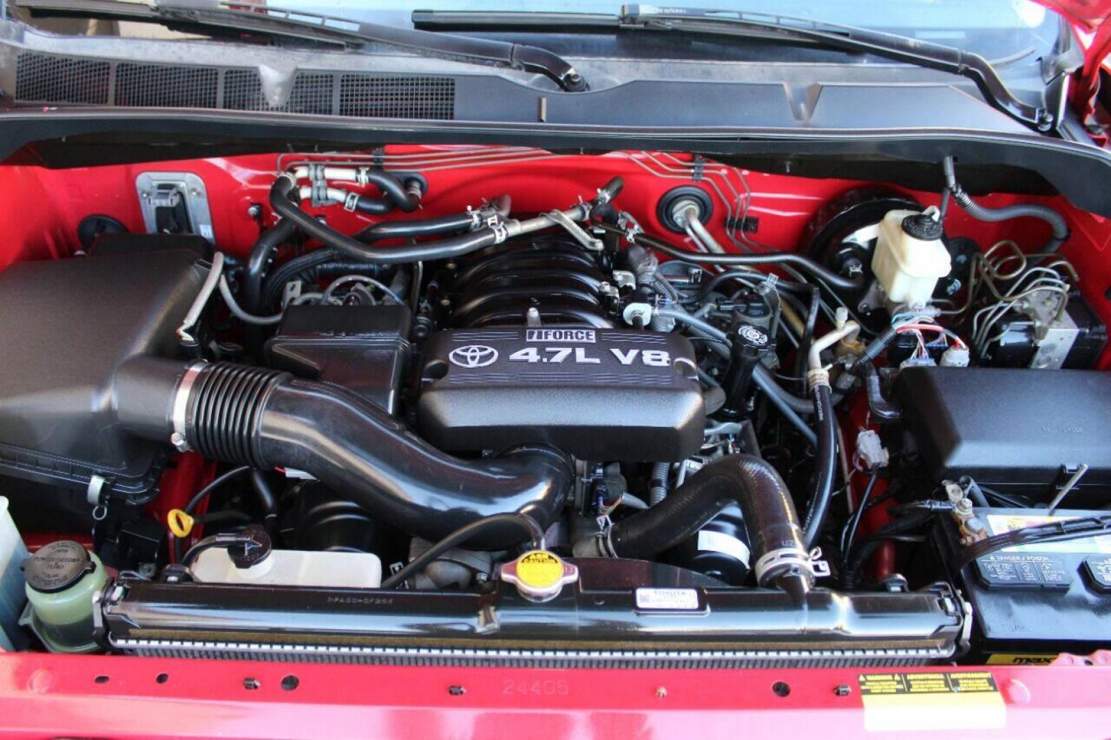 2007 Red Toyota Tundra SR5 Double Cab LB 2WD (5TFCT54177X) with an 4.7L V8 DOHC 32V engine, 5-Speed Automatic Overdrive transmission, located at 4301 NW 39th , Oklahoma City, OK, 73112, (405) 949-5600, 35.512135, -97.598671 - Photo#6