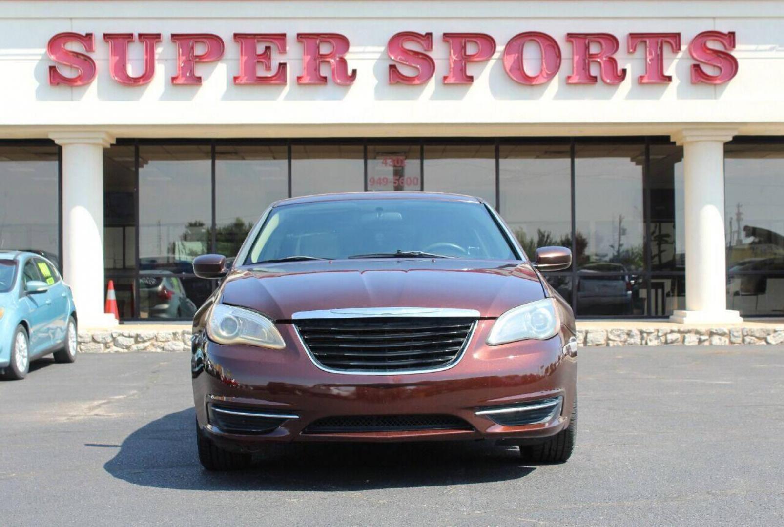 2013 Brown Chrysler 200 LX (1C3CCBAB2DN) with an 2.4L L4 DOHC 16V engine, 6-Speed Automatic transmission, located at 4301 NW 39th , Oklahoma City, OK, 73112, (405) 949-5600, 35.512135, -97.598671 - Photo#0
