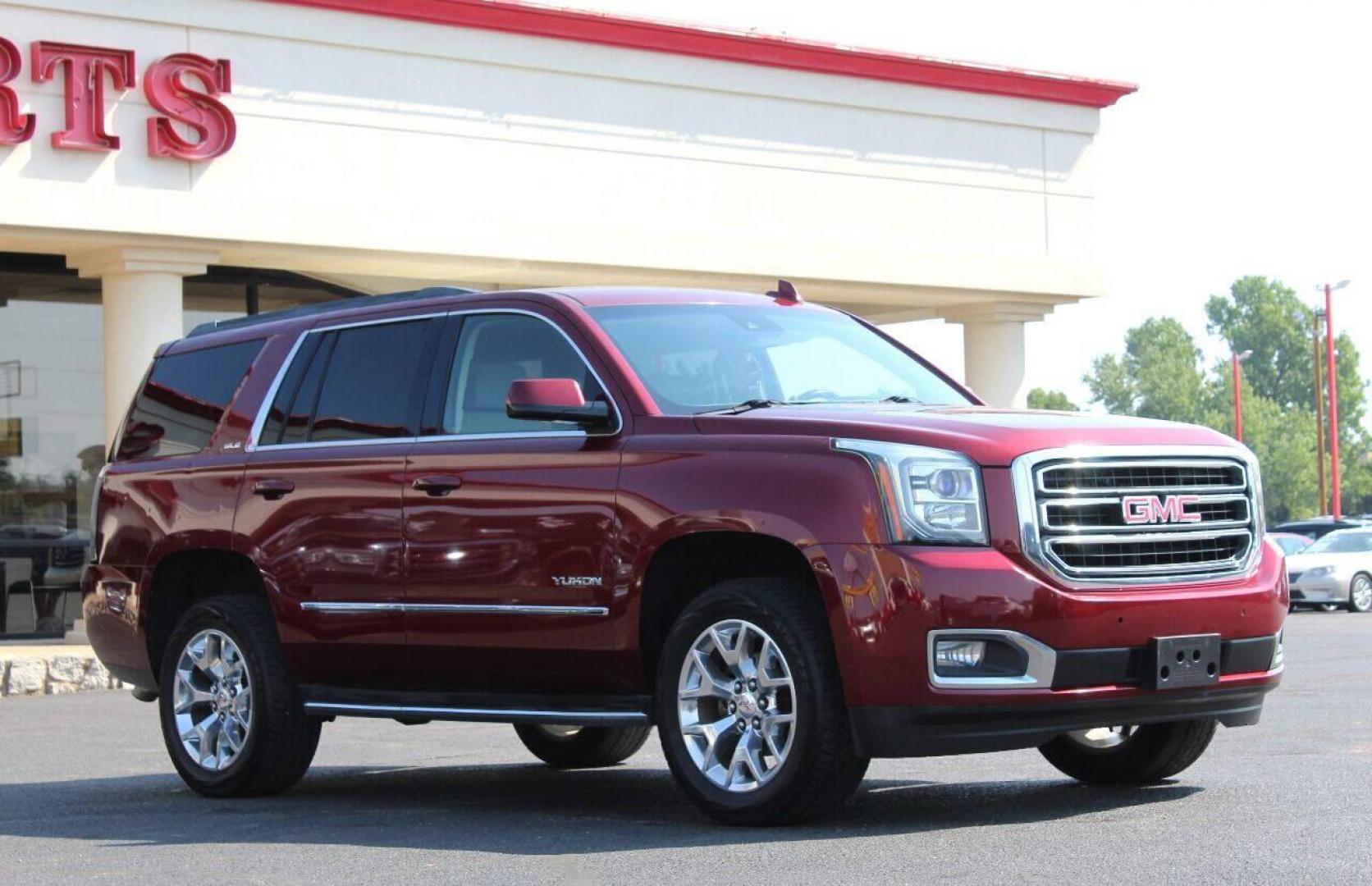2017 Maroon GMC Yukon SLE 2WD (1GKS1AKC1HR) with an 5.3L V8 OHV 16V engine, 6A transmission, located at 4301 NW 39th , Oklahoma City, OK, 73112, (405) 949-5600, 35.512135, -97.598671 - NO DRIVERS LICENCE NO-FULL COVERAGE INSURANCE-NO CREDIT CHECK. COME ON OVER TO SUPERSPORTS AND TAKE A LOOK AND TEST DRIVE. PLEASE GIVE US A CALL AT (405) 949-5600. NO LICENSIA DE MANEJAR- NO SEGURO DE COBERTURA TOTAL- NO VERIFICACCION DE CREDITO. POR FAVOR VENGAN A SUPERSPORTS, ECHE UN - Photo#0