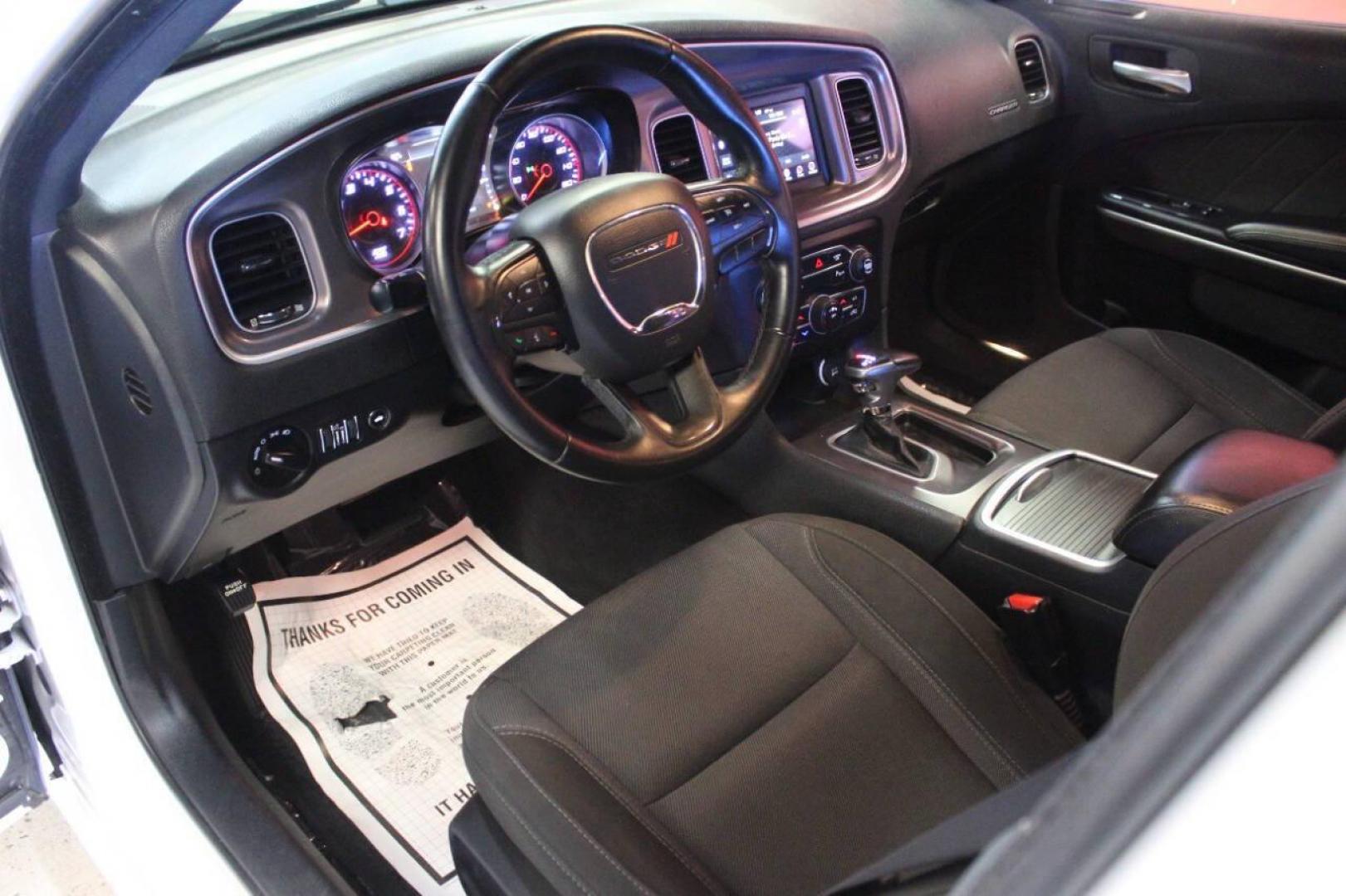2019 White Dodge Charger SXT (2C3CDXBG8KH) with an 3.6L V6 DOHC 24V engine, 8A transmission, located at 4301 NW 39th , Oklahoma City, OK, 73112, (405) 949-5600, 35.512135, -97.598671 - NO DRIVERS LICENCE NO-FULL COVERAGE INSURANCE-NO CREDIT CHECK. COME ON OVER TO SUPERSPORTS AND TAKE A LOOK AND TEST DRIVE. PLEASE GIVE US A CALL AT (405) 949-5600. NO LICENSIA DE MANEJAR- NO SEGURO DE COBERTURA TOTAL- NO VERIFICACCION DE CREDITO. POR FAVOR VENGAN A SUPERSPORTS, ECHE UN - Photo#15