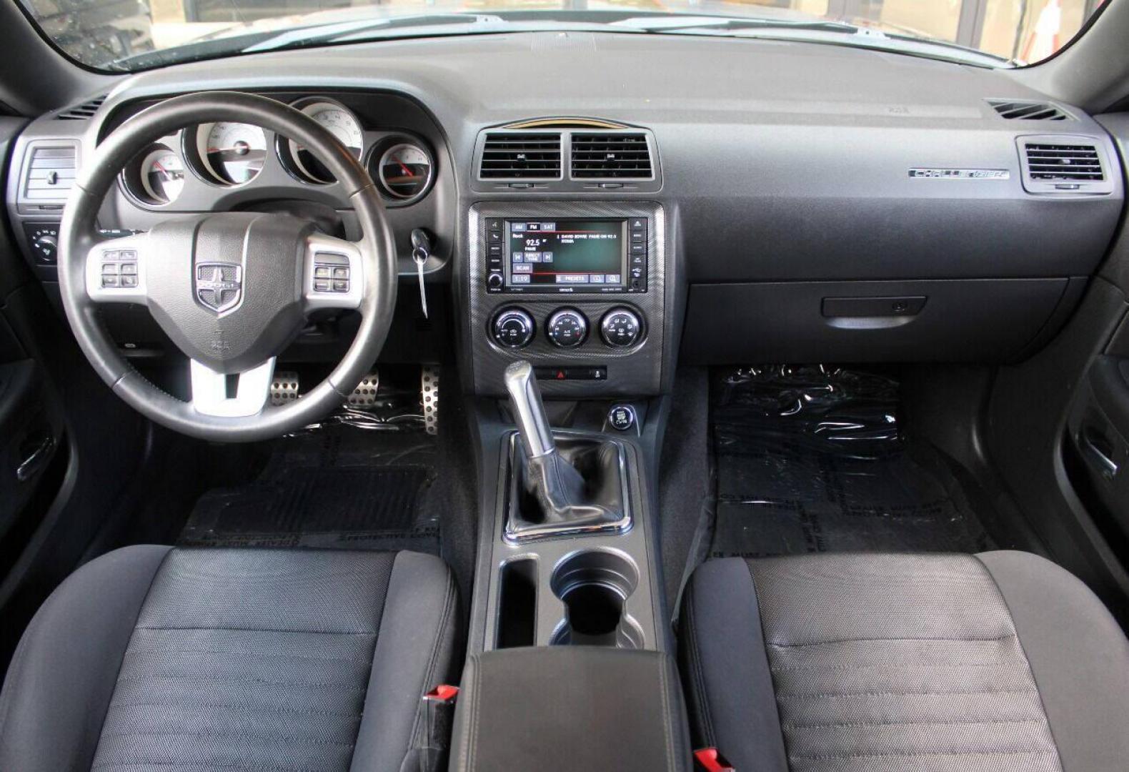 2014 Black Dodge Challenger R/T (2C3CDYBT3EH) with an 5.7L V8 OHV 16V engine, Manual 6-Speed transmission, located at 4301 NW 39th , Oklahoma City, OK, 73112, (405) 949-5600, 35.512135, -97.598671 - Photo#12