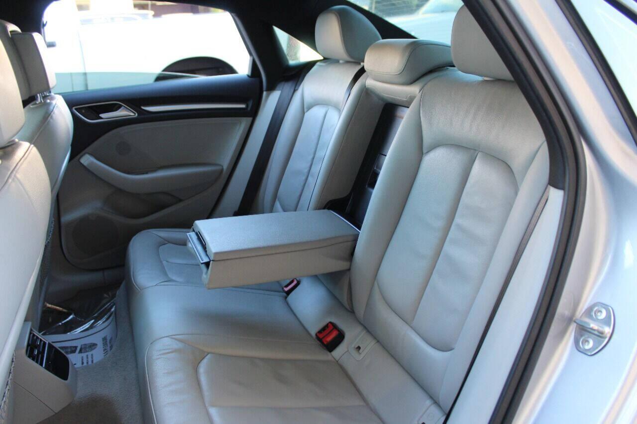 2016 Silver Audi A3 1.8T Premium FWD S tronic (WAUA7GFF7G1) with an 1.8L I4 Turbocharger 1.8L I4 engine, Automatic 6-Speed transmission, located at 4301 NW 39th , Oklahoma City, OK, 73112, (405) 949-5600, 35.512135, -97.598671 - NO DRIVERS LICENCE NO-FULL COVERAGE INSURANCE-NO CREDIT CHECK. COME ON OVER TO SUPERSPORTS AND TAKE A LOOK AND TEST DRIVE. PLEASE GIVE US A CALL AT (405) 949-5600. NO LICENCIA DE MANEJAR - NO SEGURO DE COBERTURA TOTAL - NO VERIFICACION DE CREDITO. POR FAVOR VENGAN A SUPERSPORTS, ECHE UN - Photo#14