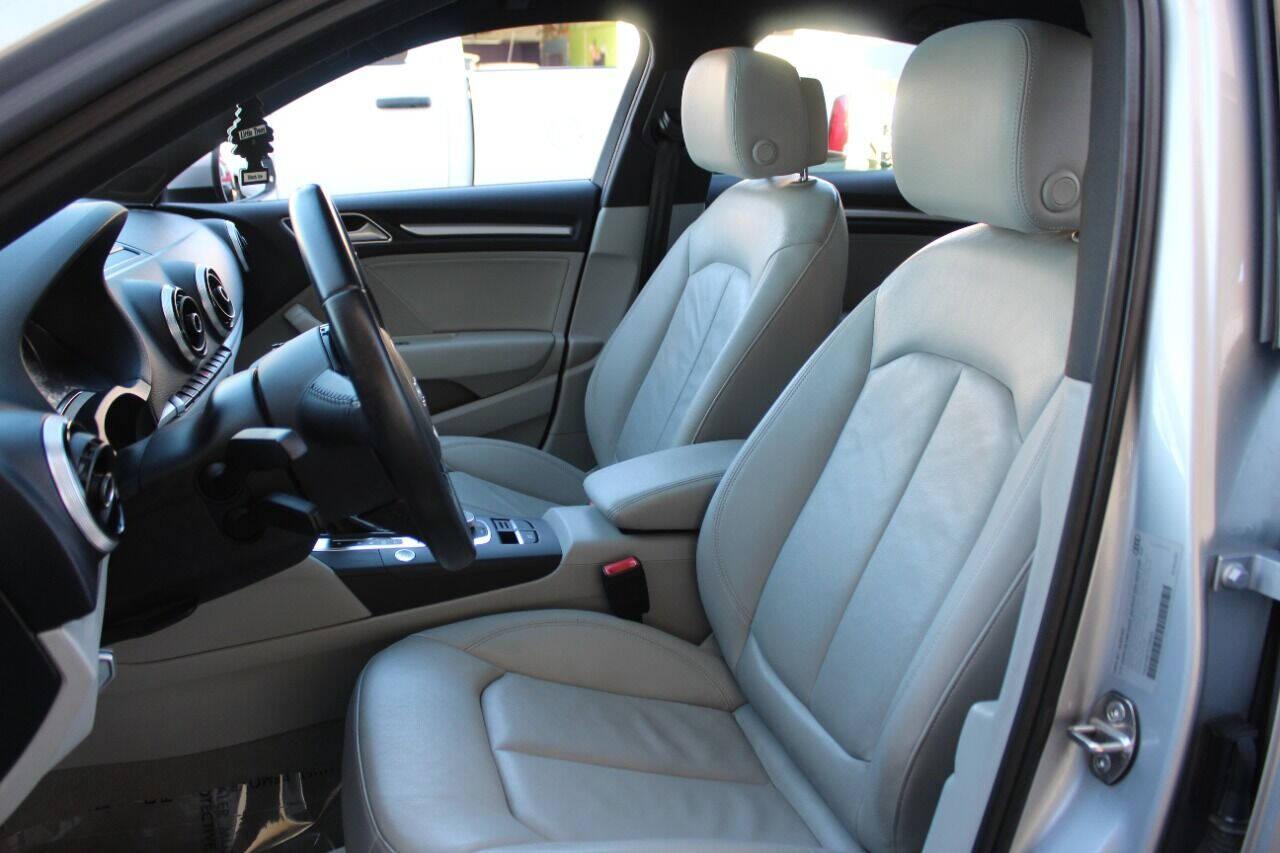 2016 Silver Audi A3 1.8T Premium FWD S tronic (WAUA7GFF7G1) with an 1.8L I4 Turbocharger 1.8L I4 engine, Automatic 6-Speed transmission, located at 4301 NW 39th , Oklahoma City, OK, 73112, (405) 949-5600, 35.512135, -97.598671 - NO DRIVERS LICENCE NO-FULL COVERAGE INSURANCE-NO CREDIT CHECK. COME ON OVER TO SUPERSPORTS AND TAKE A LOOK AND TEST DRIVE. PLEASE GIVE US A CALL AT (405) 949-5600. NO LICENCIA DE MANEJAR - NO SEGURO DE COBERTURA TOTAL - NO VERIFICACION DE CREDITO. POR FAVOR VENGAN A SUPERSPORTS, ECHE UN - Photo#16