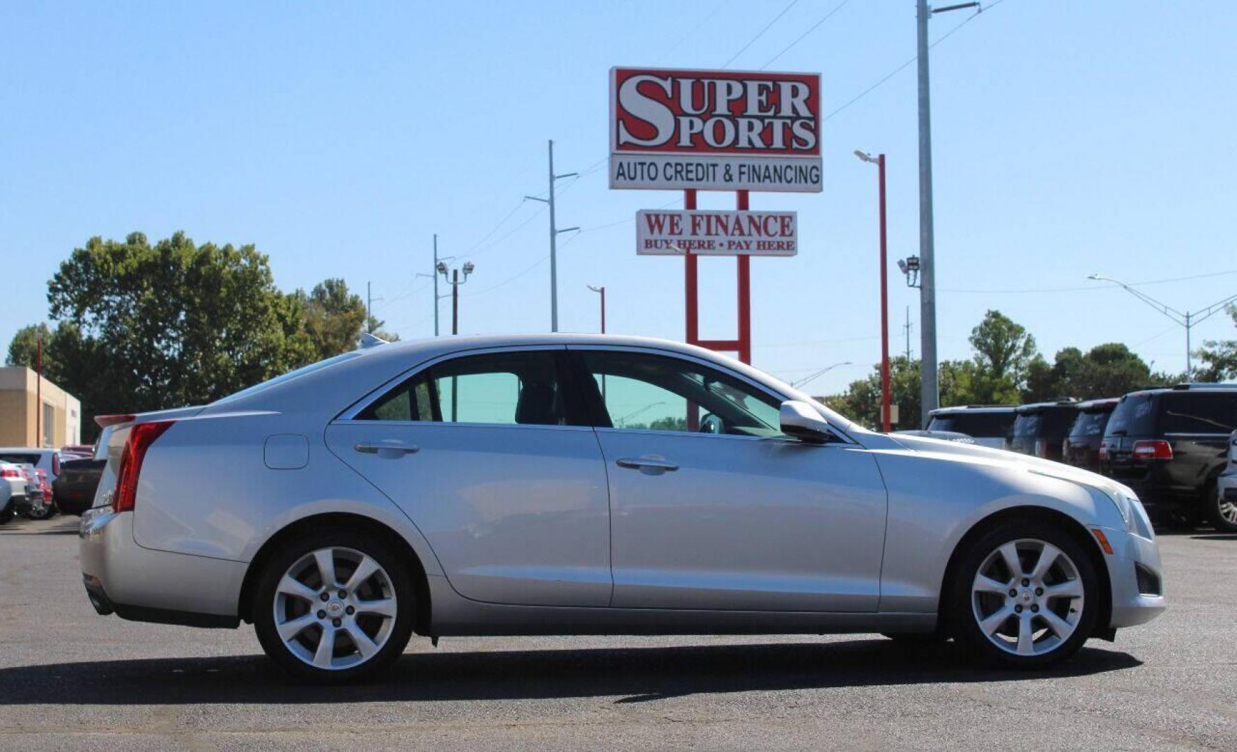 2014 Silver Cadillac ATS 2.0L Base AWD (1G6AG5RX3E0) with an 2.0L L4 DOHC 16V engine, 6-Speed Automatic transmission, located at 4301 NW 39th , Oklahoma City, OK, 73112, (405) 949-5600, 35.512135, -97.598671 - NO DRIVERS LICENCE NO-FULL COVERAGE INSURANCE-NO CREDIT CHECK. COME ON OVER TO SUPERSPORTS AND TAKE A LOOK AND TEST DRIVE PLEASE GIVE US A CALL AT (405) 949-5600. NO LICENCIA DE MANEJAR - NO SEGURO DE COBERTURA TOTAL - NO VERIFICACION DE CREDITO. POR FAVOR VENGAN A SUPERSPORTS - Photo#3