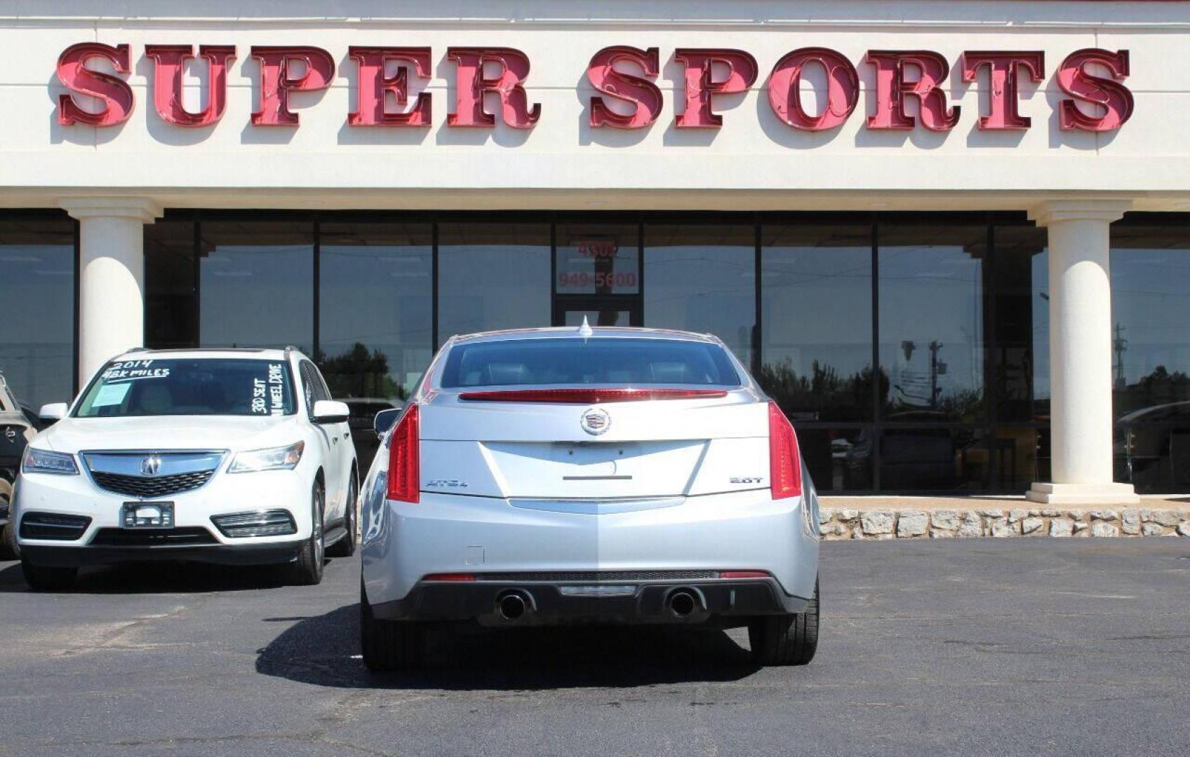 2014 Silver Cadillac ATS 2.0L Base AWD (1G6AG5RX3E0) with an 2.0L L4 DOHC 16V engine, 6-Speed Automatic transmission, located at 4301 NW 39th , Oklahoma City, OK, 73112, (405) 949-5600, 35.512135, -97.598671 - NO DRIVERS LICENCE NO-FULL COVERAGE INSURANCE-NO CREDIT CHECK. COME ON OVER TO SUPERSPORTS AND TAKE A LOOK AND TEST DRIVE PLEASE GIVE US A CALL AT (405) 949-5600. NO LICENCIA DE MANEJAR - NO SEGURO DE COBERTURA TOTAL - NO VERIFICACION DE CREDITO. POR FAVOR VENGAN A SUPERSPORTS - Photo#4