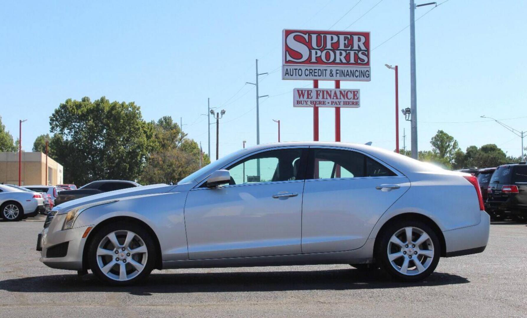 2014 Silver Cadillac ATS 2.0L Base AWD (1G6AG5RX3E0) with an 2.0L L4 DOHC 16V engine, 6-Speed Automatic transmission, located at 4301 NW 39th , Oklahoma City, OK, 73112, (405) 949-5600, 35.512135, -97.598671 - NO DRIVERS LICENCE NO-FULL COVERAGE INSURANCE-NO CREDIT CHECK. COME ON OVER TO SUPERSPORTS AND TAKE A LOOK AND TEST DRIVE PLEASE GIVE US A CALL AT (405) 949-5600. NO LICENCIA DE MANEJAR - NO SEGURO DE COBERTURA TOTAL - NO VERIFICACION DE CREDITO. POR FAVOR VENGAN A SUPERSPORTS - Photo#6