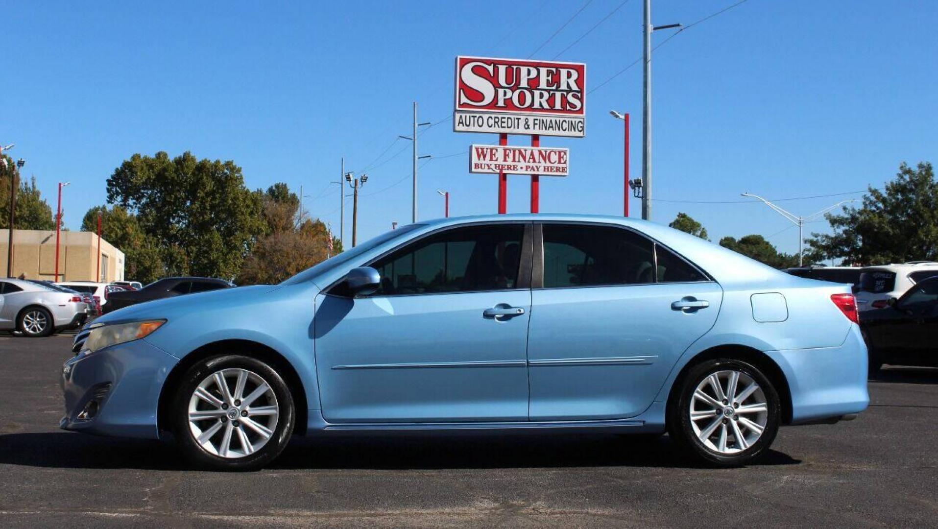 2013 Blue Toyota Camry XLE V6 (4T1BK1FK4DU) with an 3.5L V6 DOHC 24V engine, 6-Speed Automatic transmission, located at 4301 NW 39th , Oklahoma City, OK, 73112, (405) 949-5600, 35.512135, -97.598671 - Photo#6