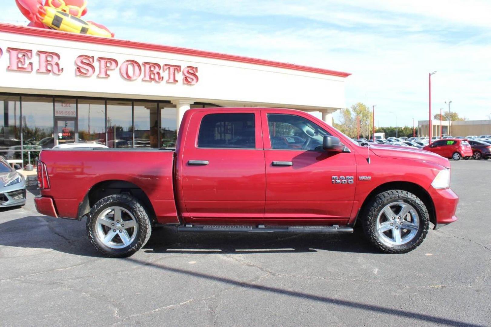 2014 Red RAM 1500 Tradesman Crew Cab SWB 4WD (1C6RR7KT9ES) with an 5.7L V8 OHV 16V engine, 6-Speed Automatic transmission, located at 4301 NW 39th , Oklahoma City, OK, 73112, (405) 949-5600, 35.512135, -97.598671 - NO DRIVERS LICENCE -NO FULL COVERAGE INSURANCE - NO CREDIT CHECK.COME ON OVER TO SUPERSPORTS, TAKE A LOOK AND TEST DRIVE. PLEASE GIVE US A CALL AT (405) 949-5600. NO LICENCIA DE CONDUCIR - NO SEGURO DE COBERTURA TOTAL - NO VERIFICACION DE CREDITO. VISITENOS EN SUPERSPORTS, MIRE NUEST - Photo#2