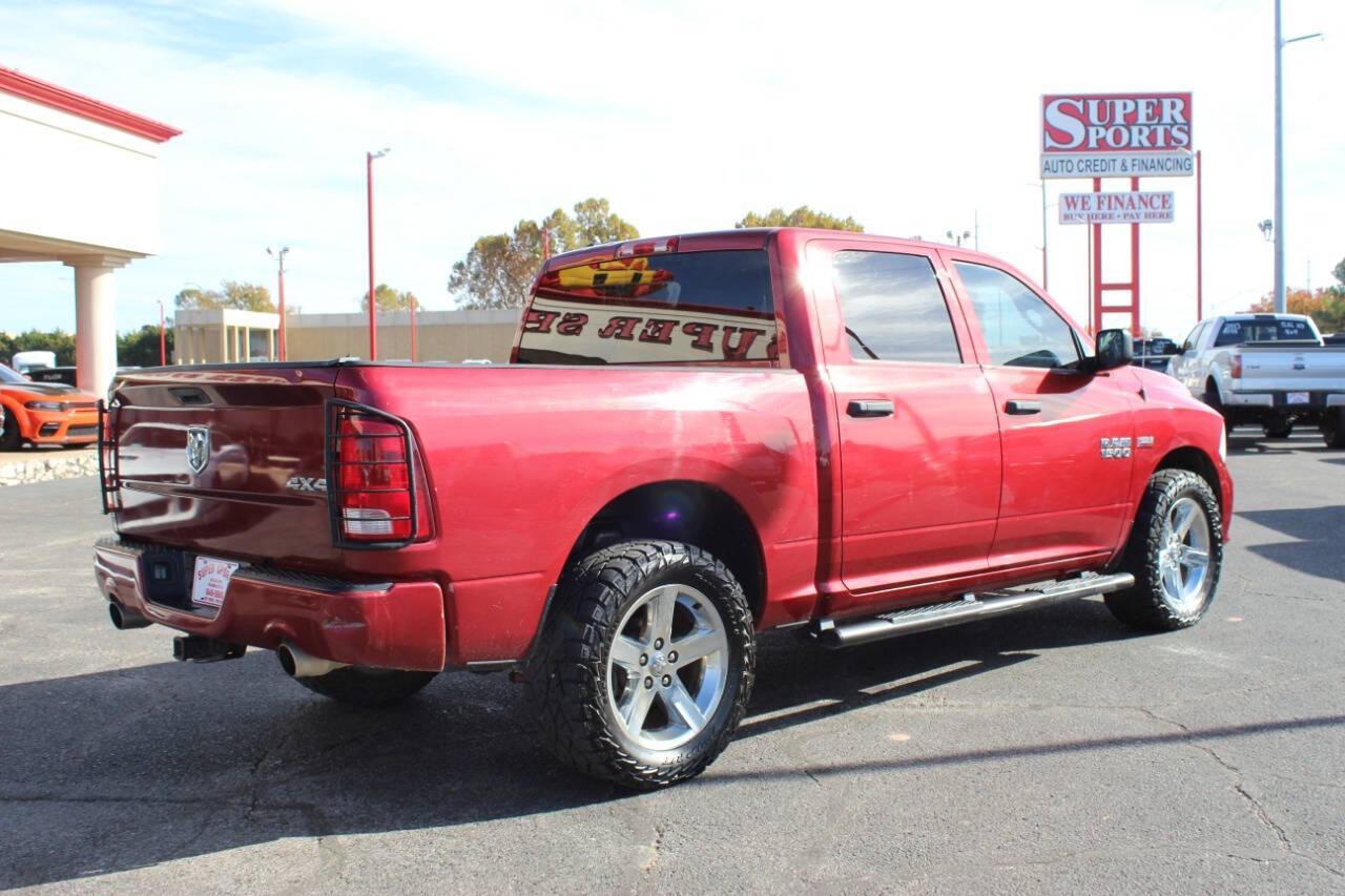 2014 Red RAM 1500 Tradesman Crew Cab SWB 4WD (1C6RR7KT9ES) with an 5.7L V8 OHV 16V engine, 6-Speed Automatic transmission, located at 4301 NW 39th , Oklahoma City, OK, 73112, (405) 949-5600, 35.512135, -97.598671 - NO DRIVERS LICENCE -NO FULL COVERAGE INSURANCE - NO CREDIT CHECK.COME ON OVER TO SUPERSPORTS, TAKE A LOOK AND TEST DRIVE. PLEASE GIVE US A CALL AT (405) 949-5600. NO LICENCIA DE CONDUCIR - NO SEGURO DE COBERTURA TOTAL - NO VERIFICACION DE CREDITO. VISITENOS EN SUPERSPORTS, MIRE NUEST - Photo#3